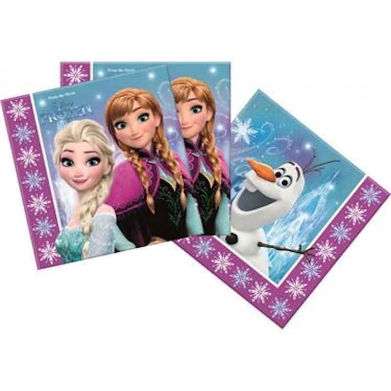 Folat Einweggeschirr-Set »Disney Eiskönigin Frozen - Anna & Elsa, Servietten«, -