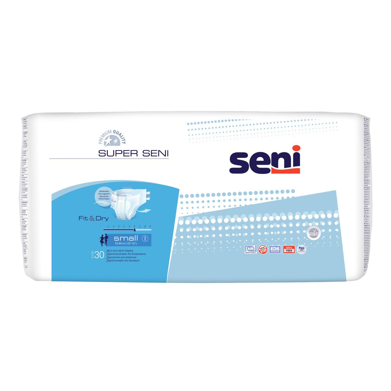 TZMO Deutschland GmbH Inkontinenzboxer Super Seni Inkontinenzeinlagen, Größe: S, 4 x 30 Stück
