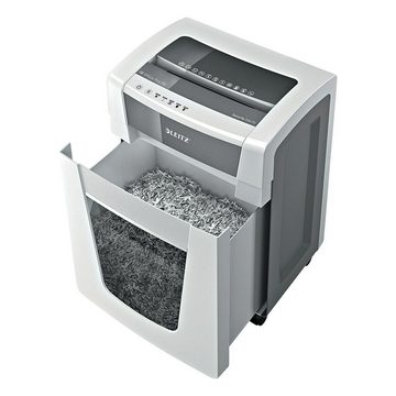 LEITZ Aktenvernichter Office Pro P5, Shredder, Mikroschnitt 2 x 15 mm, bis 15 Blatt, 30 Liter