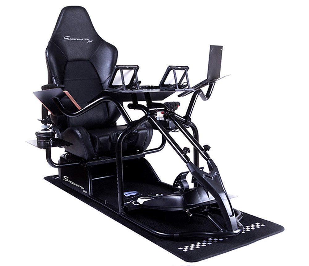 Simulator Cockpit Pro Sim Flight Cockpit SCHWARZ Flug Simulator Gaming-Controller