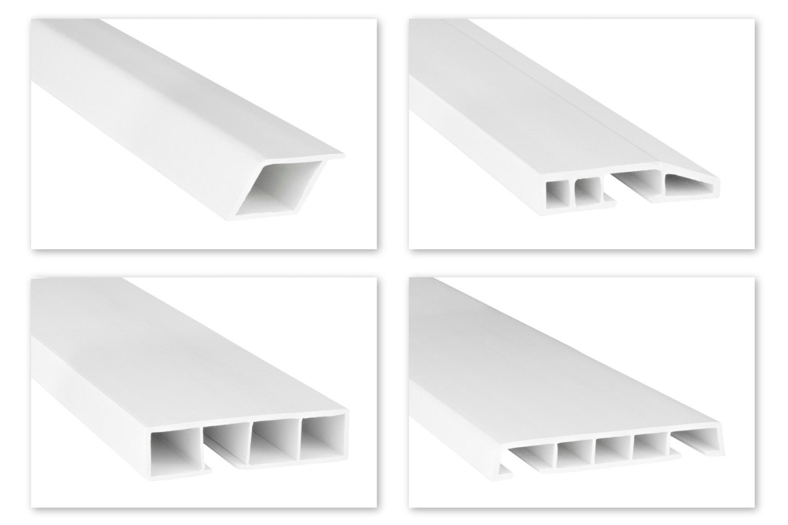 Hexim Fensterleiste, Nippelschraube - 10 Stk., Fenster/PVC Deckleisten Sonderformen - speziellen Hohlkammerprofile mit abgeschrägten Kanten und zum Klipsen, wahlweise mit Schaumkleband - Nippelschraube 15x4mm (10 STK)