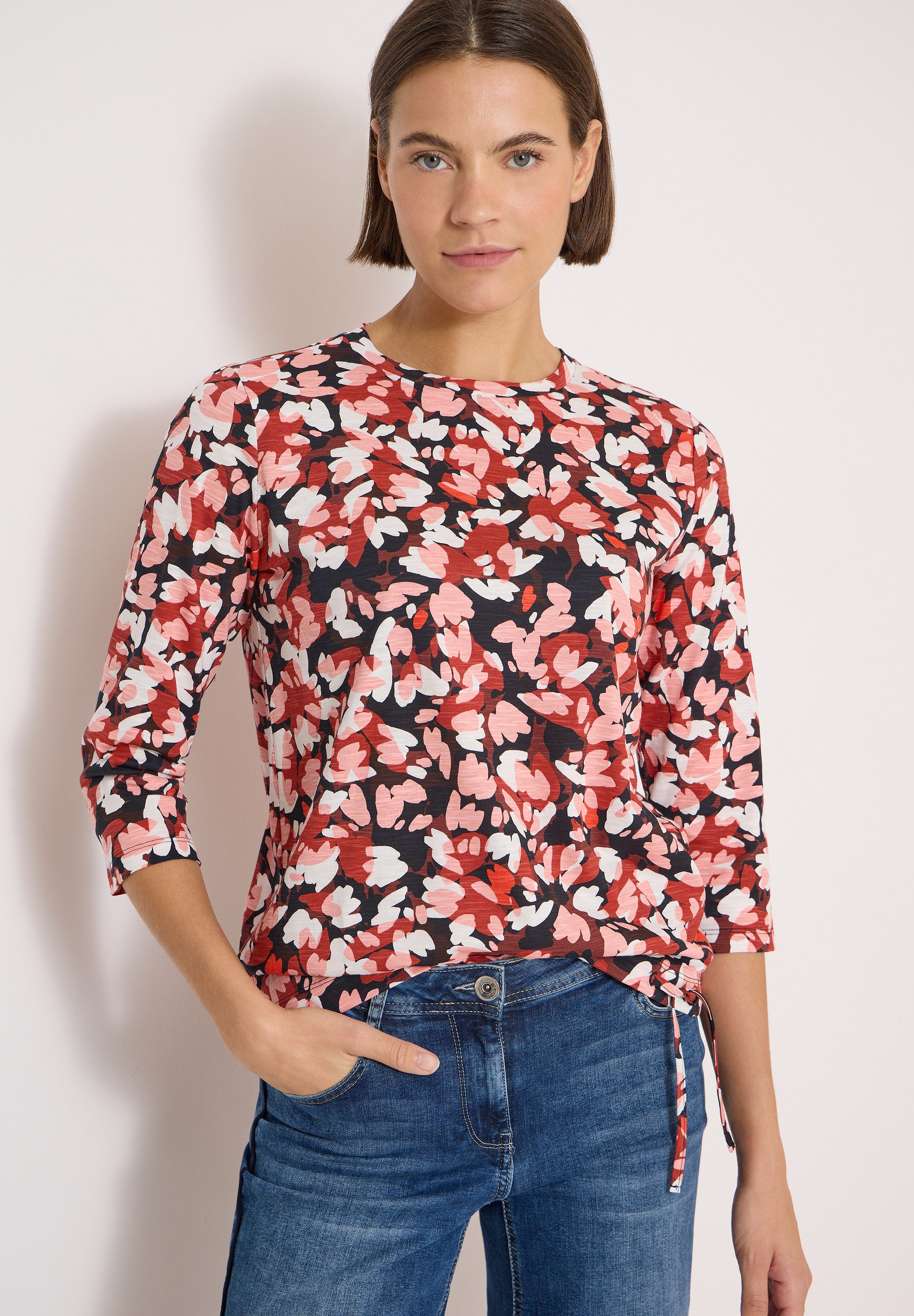 CECIL 3/4-Arm-Shirt mit allover Print