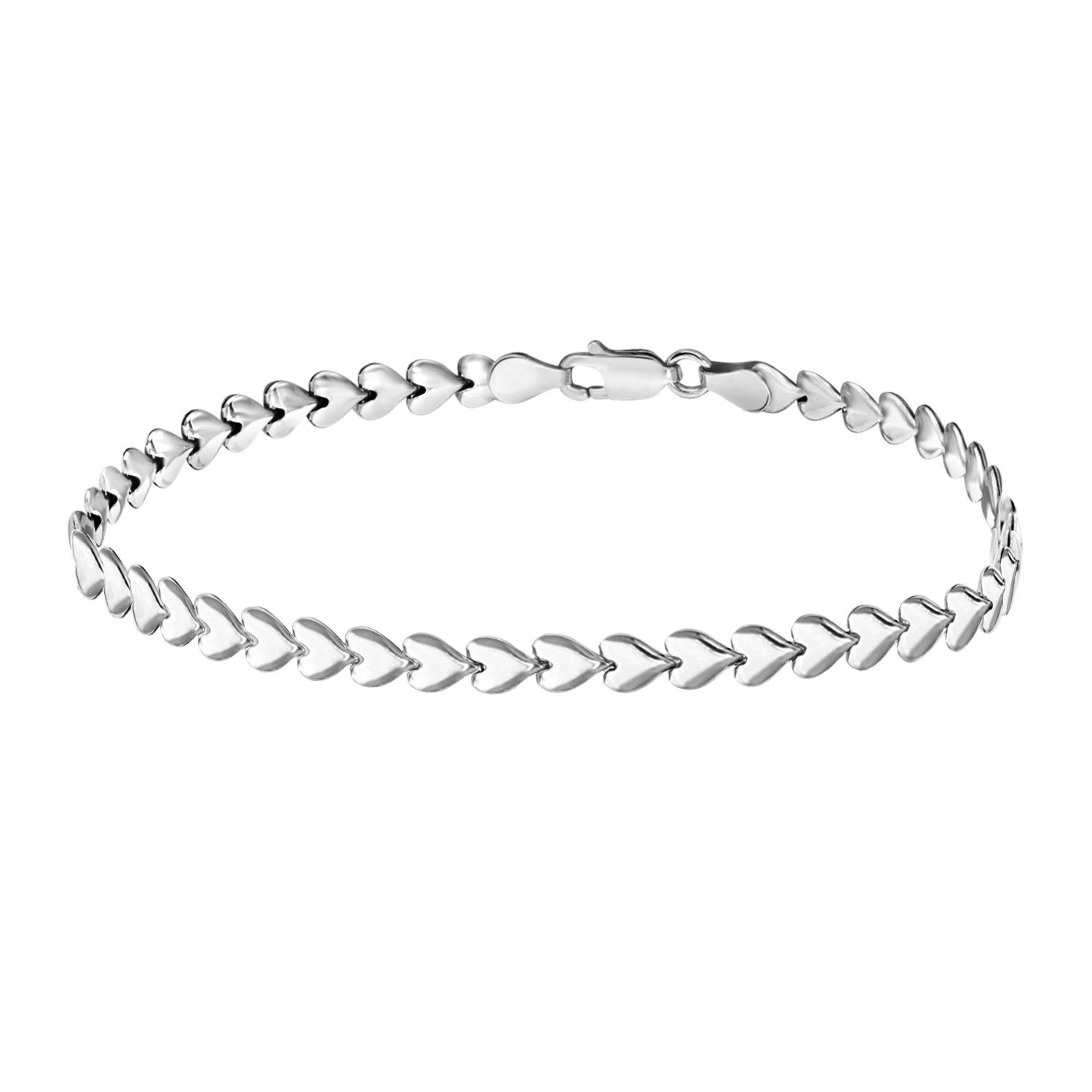 LUCARDI Gliederarmband Armband - 925 Silber - Silber - Damen