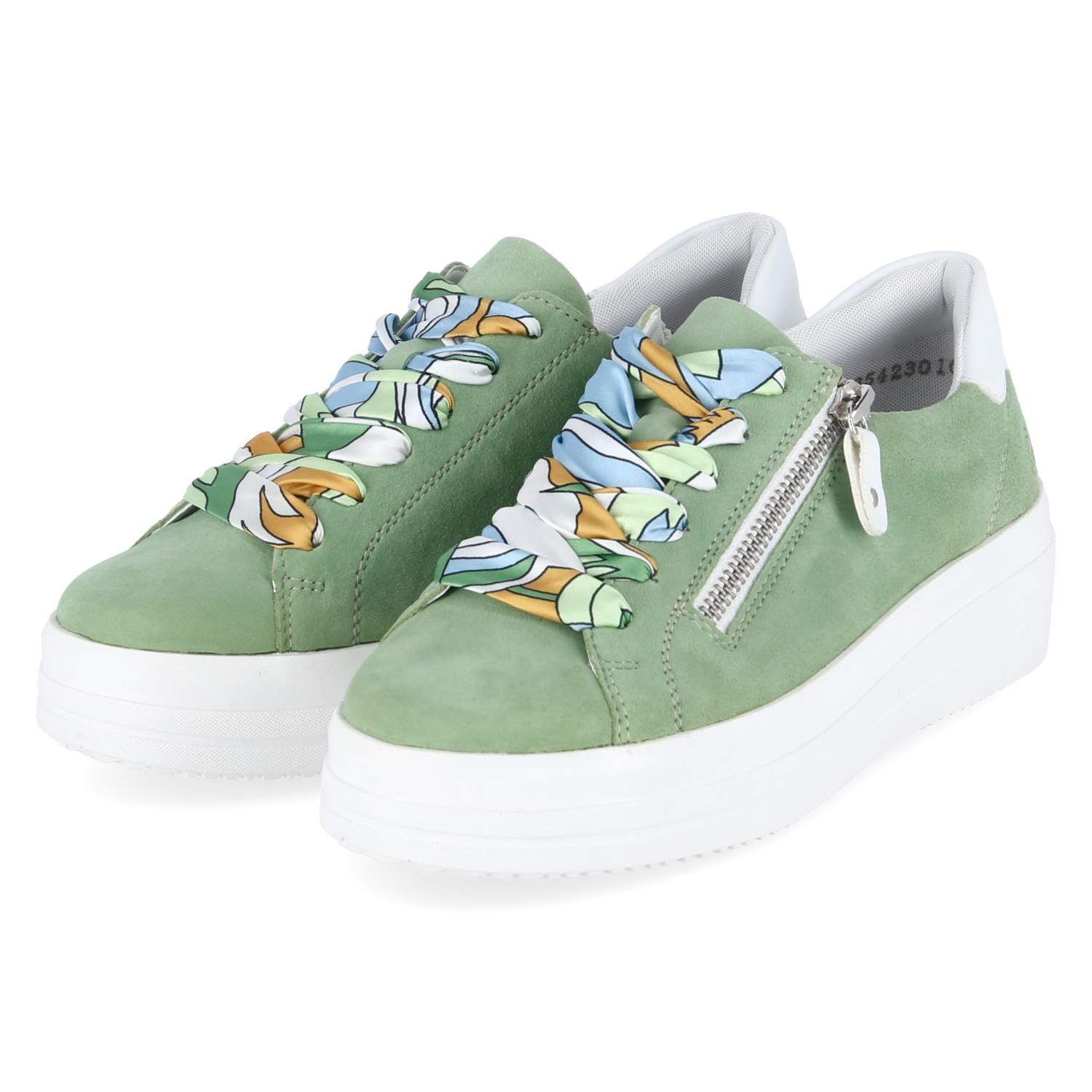 Remonte Remonte D1C06-53 Damen Rauleder green Schnürschuh