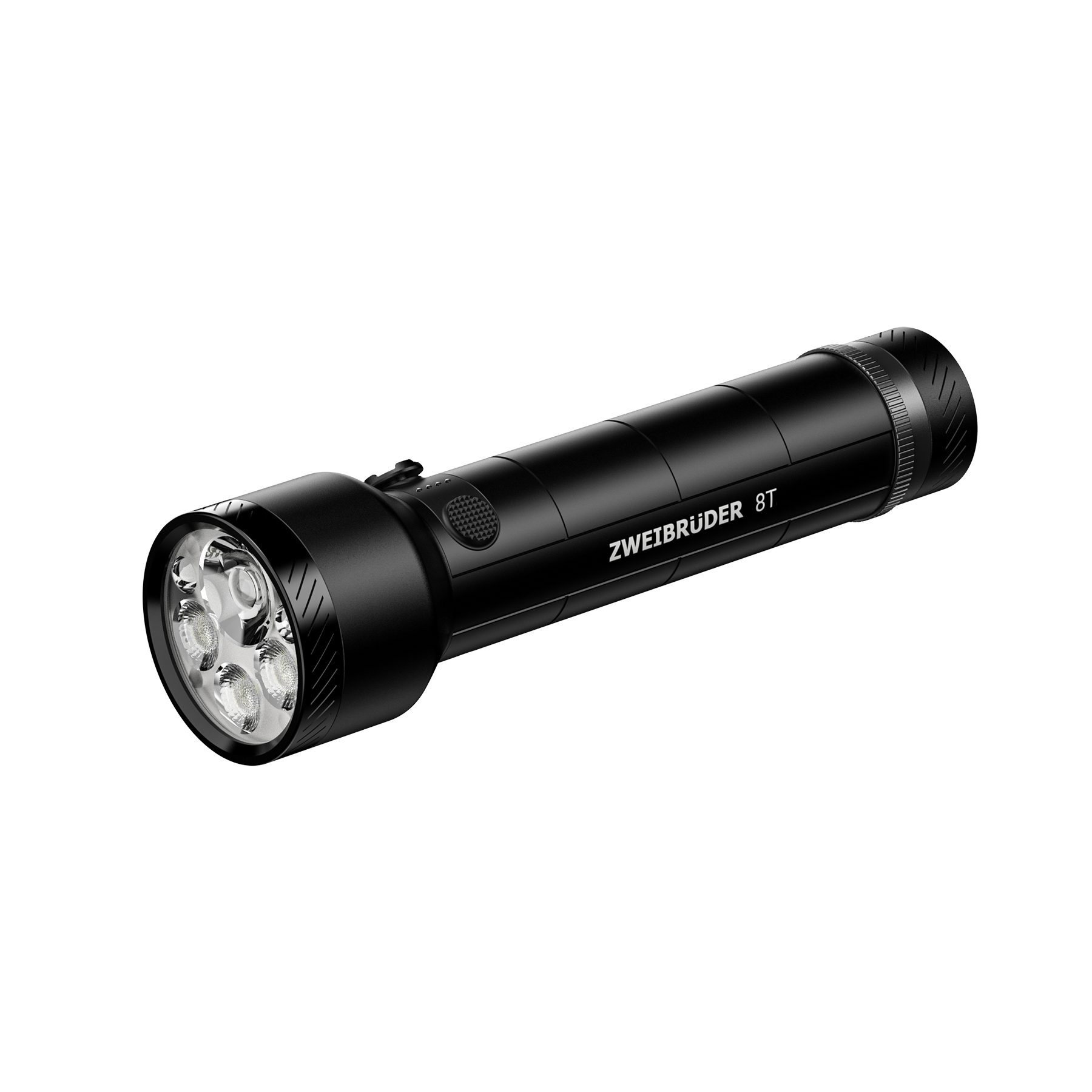 Zweibrüder LED Taschenlampe ZB8T, Focus-Function aufladbar / USB-C Ladesation Rotlicht