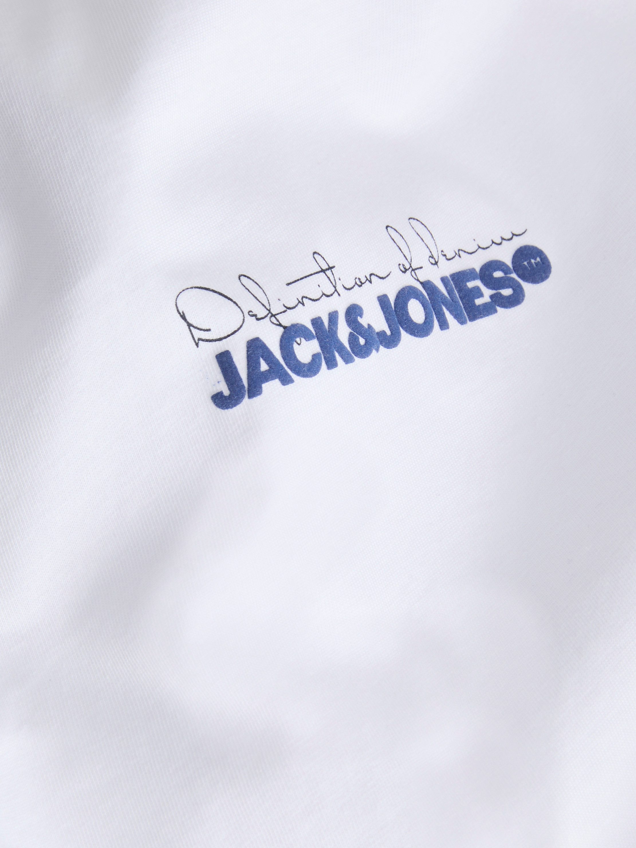 Jack & Jones T-Shirt JJKENDRICK TEE SS CREW NECK Baumwolle, regular fit – Bild 4 von 5