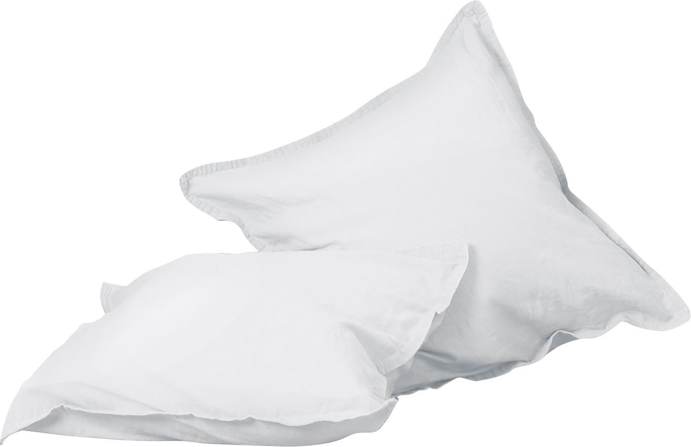 Primera Kissenbezüge Kissenbezüge »Stone Washed«, Primera (2 Stück), (2 Stück), mit Stone-Washed Optik