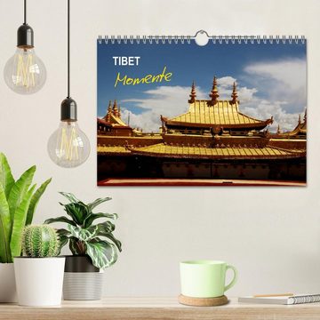 CALVENDO Wandkalender Tibet Momente (Wandkalender 2025 DIN A4 quer), CALVENDO Monatskalender