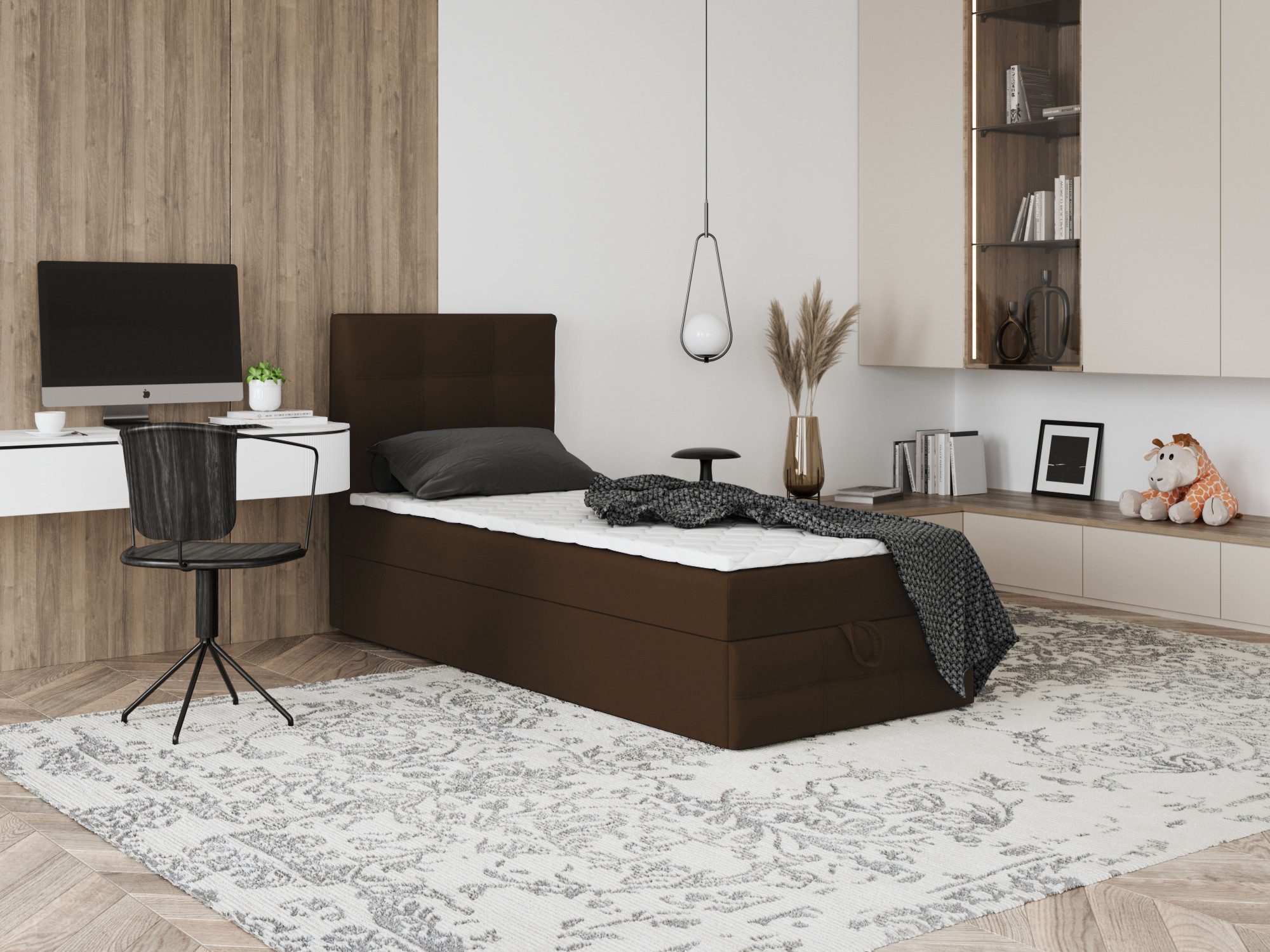 Godre Boxspringbett mit Bettkasten EWORA MINI günstig online kaufen