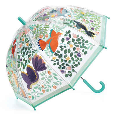 DJECO Stockregenschirm Regenschirm Blumen & Vögel Kinder