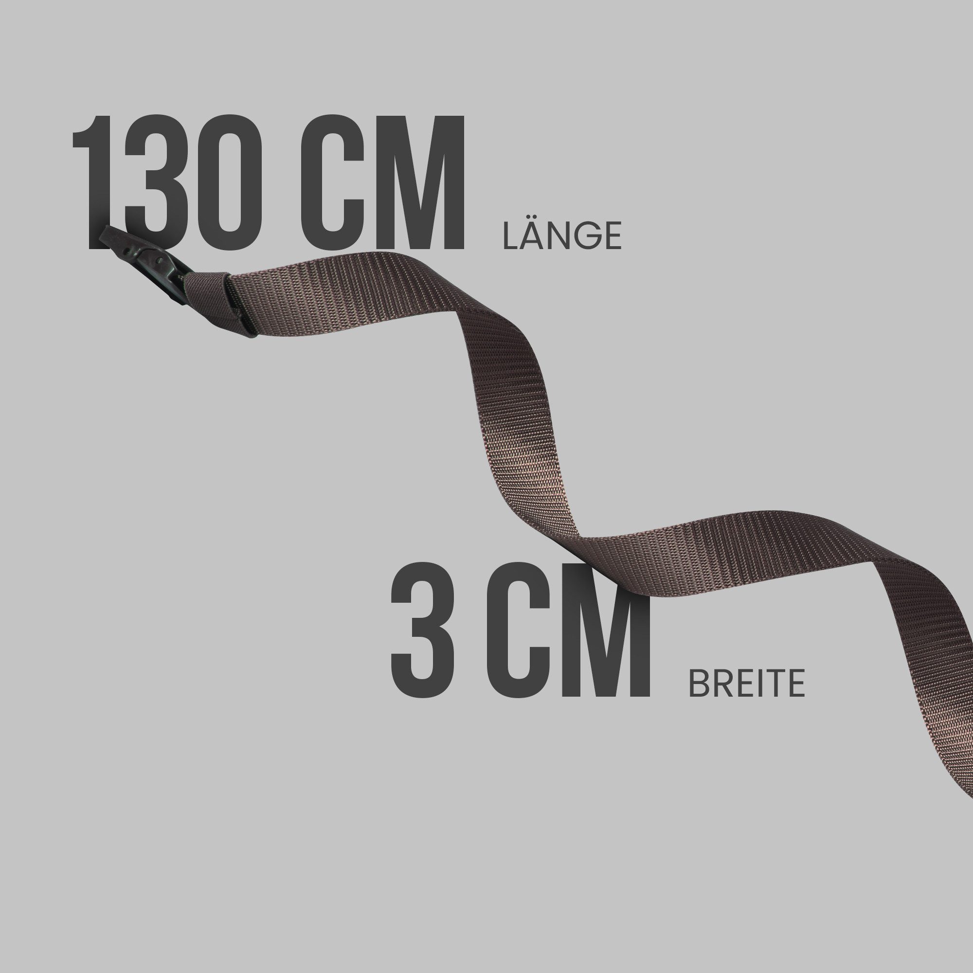 hemmy Fashion Stoffgürtel Canvas Gürtel 130cm (1-St., Stück) Verstellbarer Arbeitsgürtel ohne Löcher, Gürte mit Kunststoffschnalle