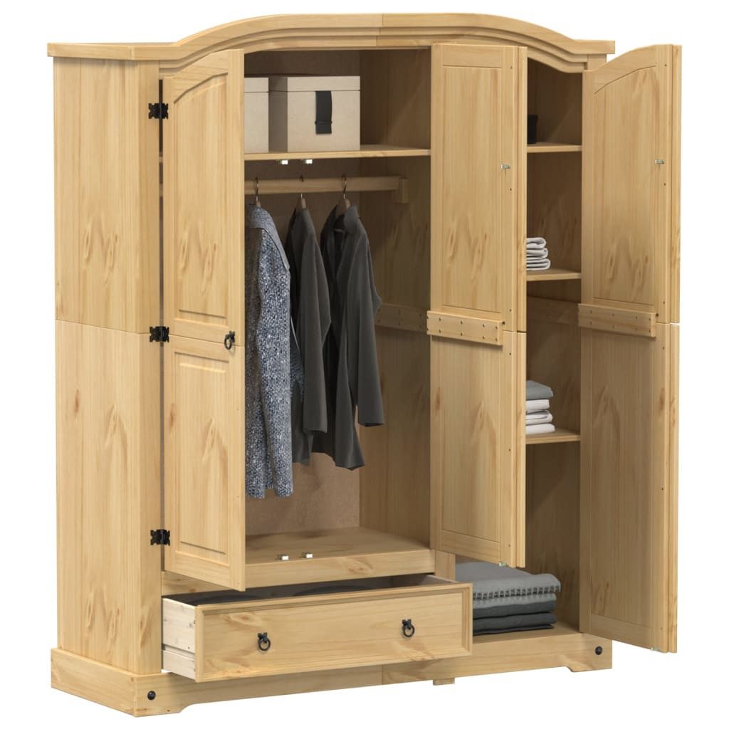 vidaXL Kleiderschrank Kleiderschrank Corona 151,5x52x186 cm günstig online kaufen