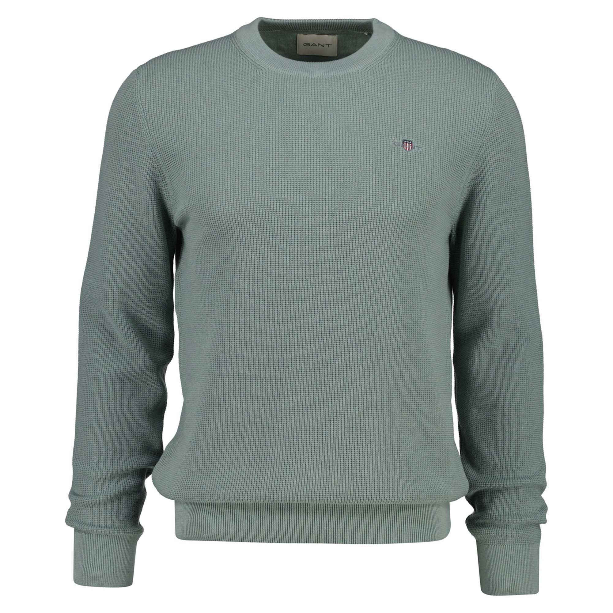 Gant Sweatshirt Herren Strickpullover 1er Pack Baumwolle (Packung, 1er Pack)