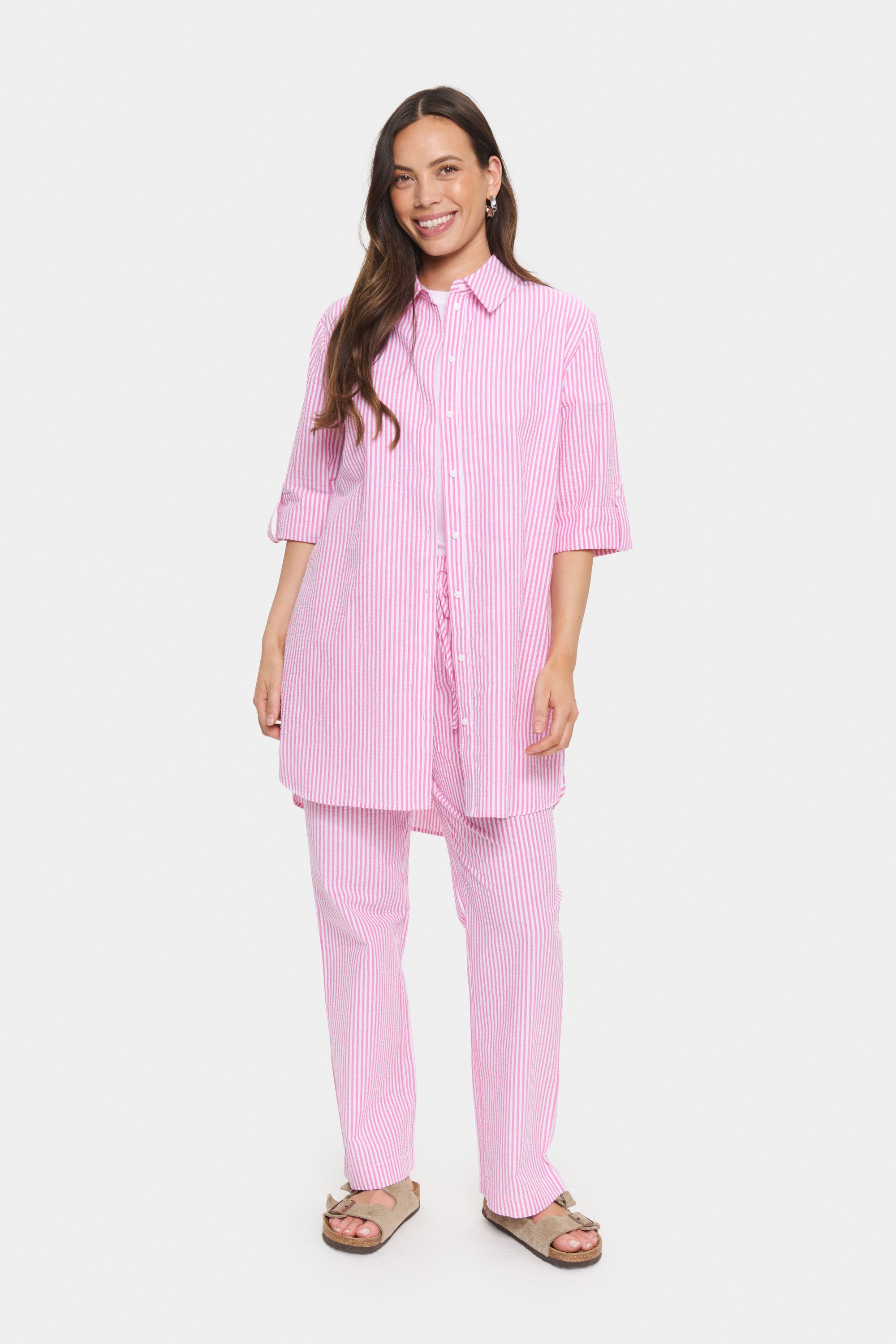 Saint Tropez Blusenkleid Kleid HaddaSZ günstig online kaufen