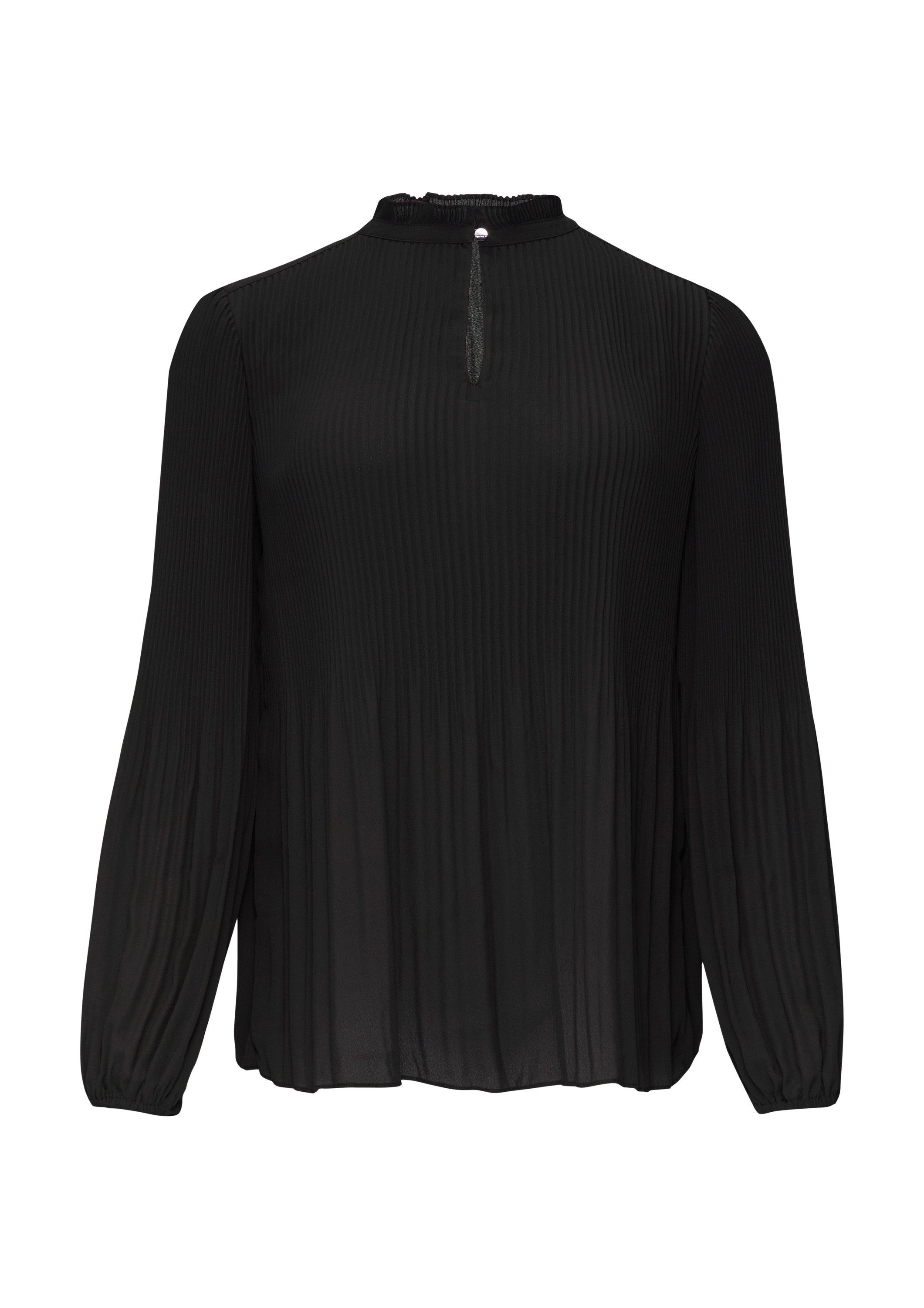 s.Oliver Langarmbluse Bluse Plissierte Bluse aus günstig online kaufen