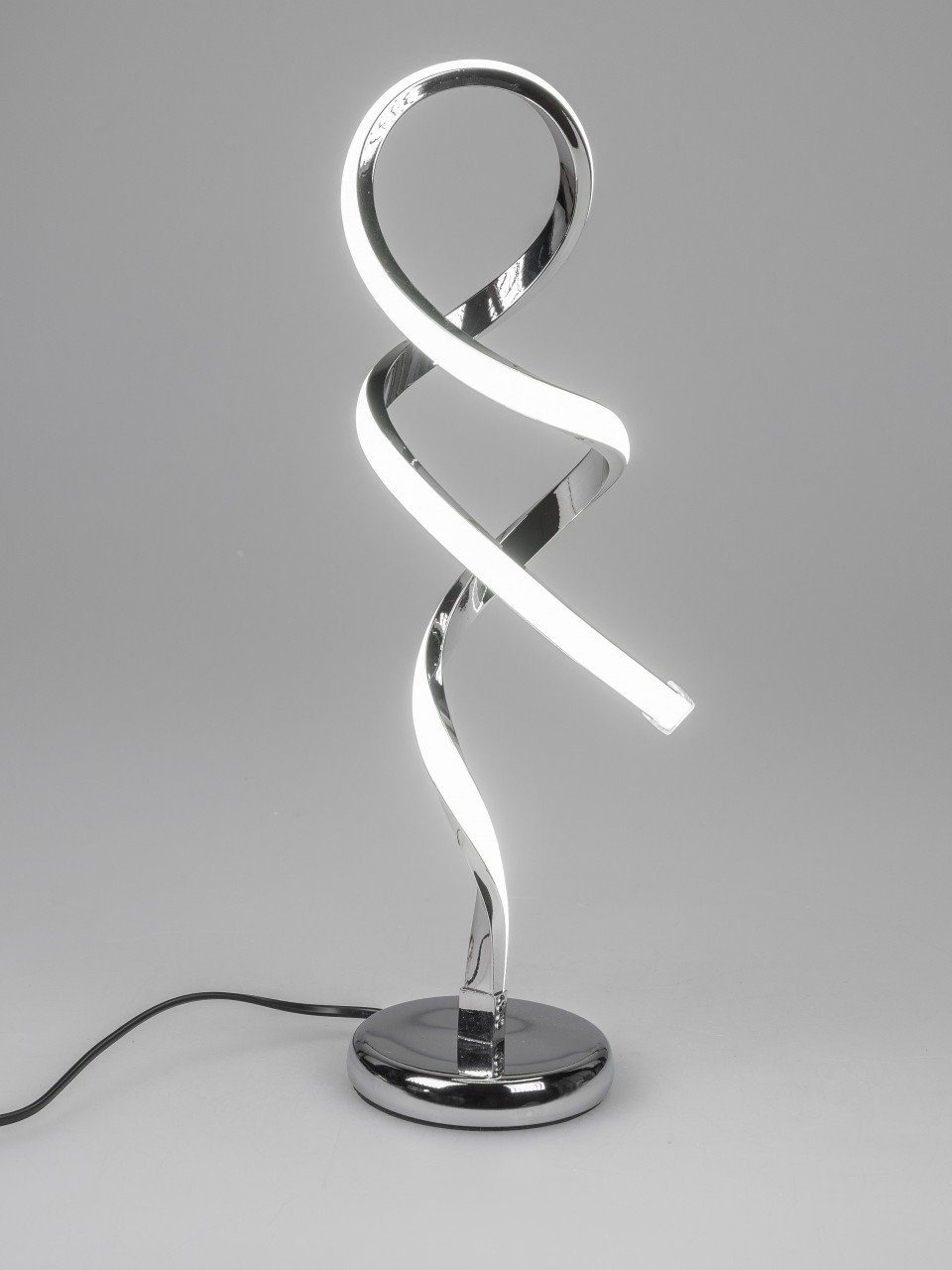 formano Lichtband, Metall LED Tischleuchte B:16cm H:44cm Silber