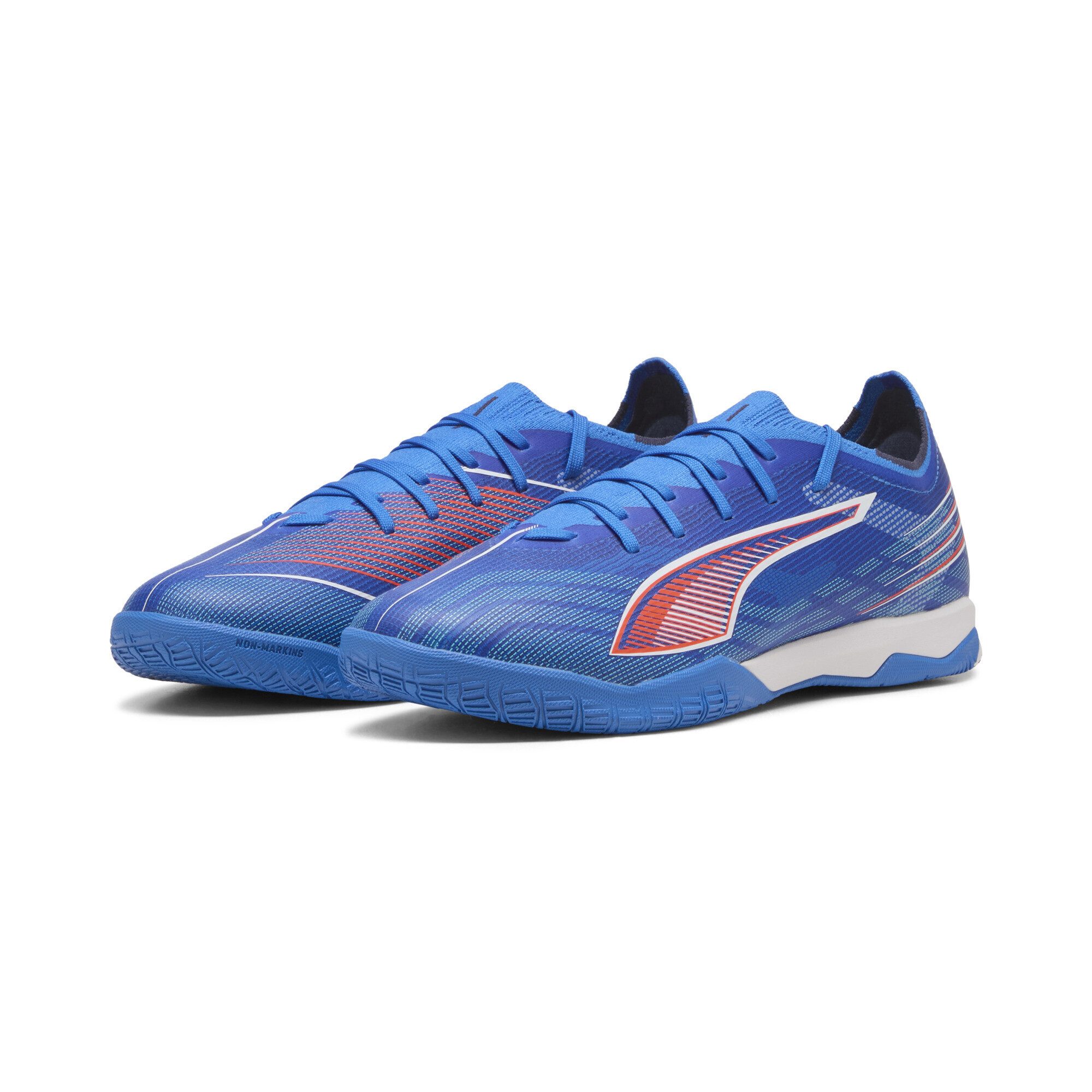 Ultra Blue White Glowing Red
