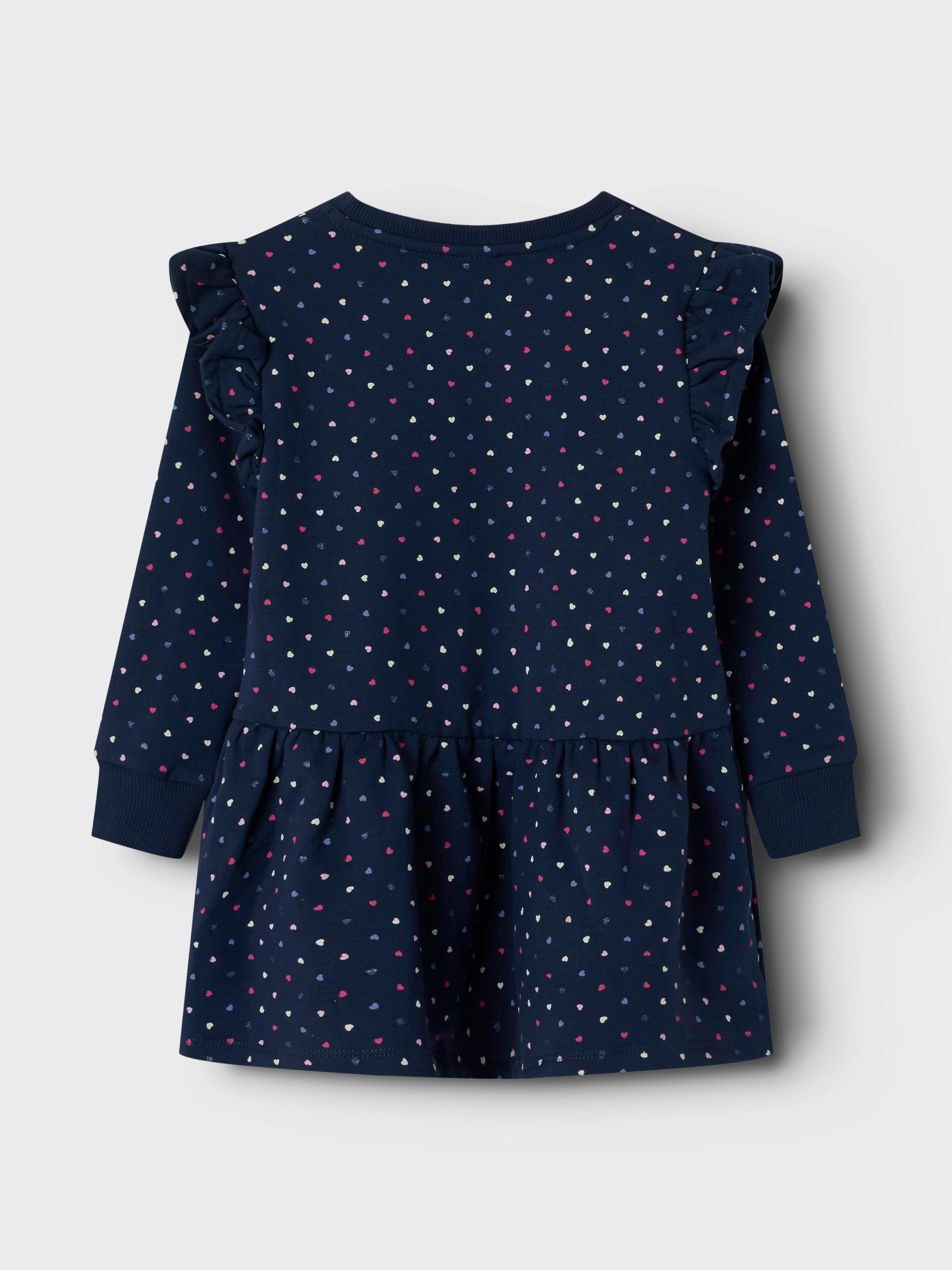 Name It Minikleid NMFOEANA LS SWE DRESS BRU PB