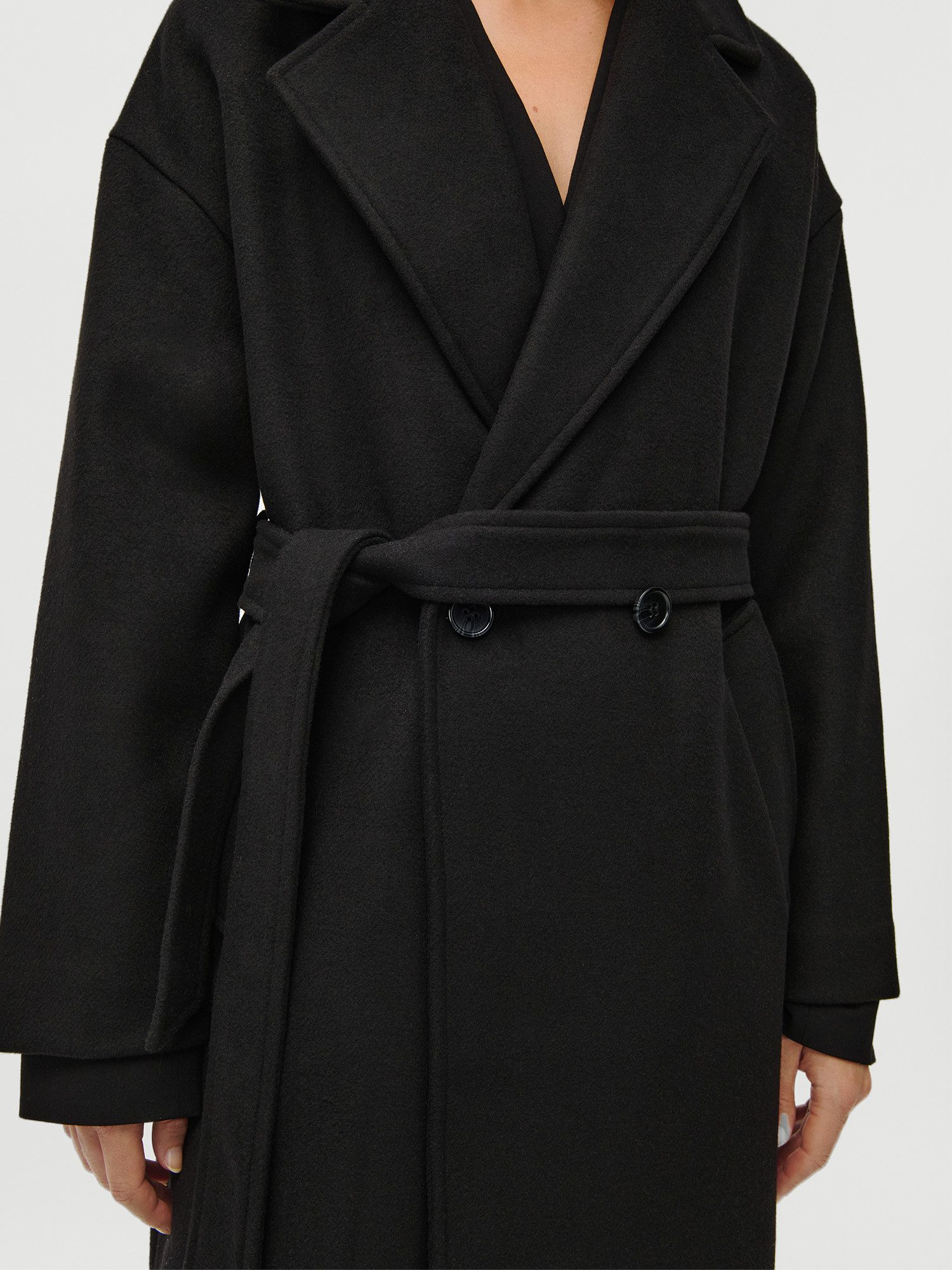 LeGer Langmantel Betty, LeGer by Lena Gercke Regular fit mit V-Ausschnitt günstig online kaufen