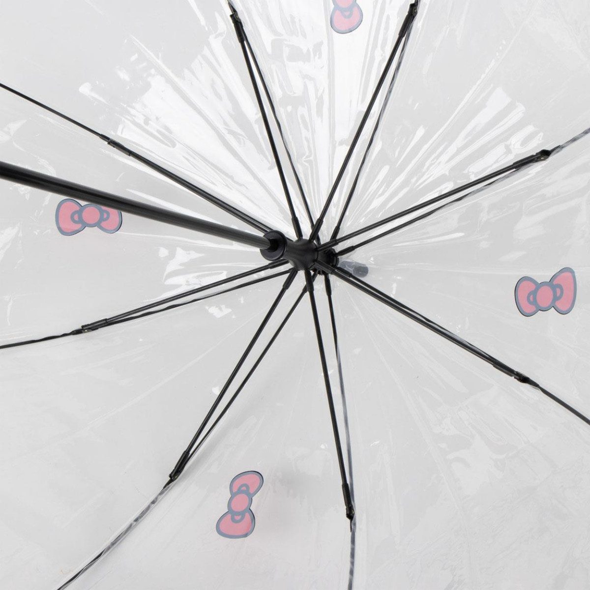 Cerda Stockregenschirm Hello Kitty Regenaccessoire – stabiler transparenter Schirm 60 cm
