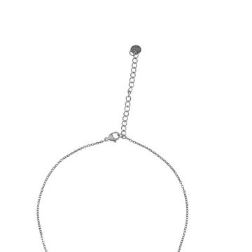 ANELY Kette mit Anhänger Edelstahl Halskette mit Herz Anhänger (1-tlg), 7213 in Silber