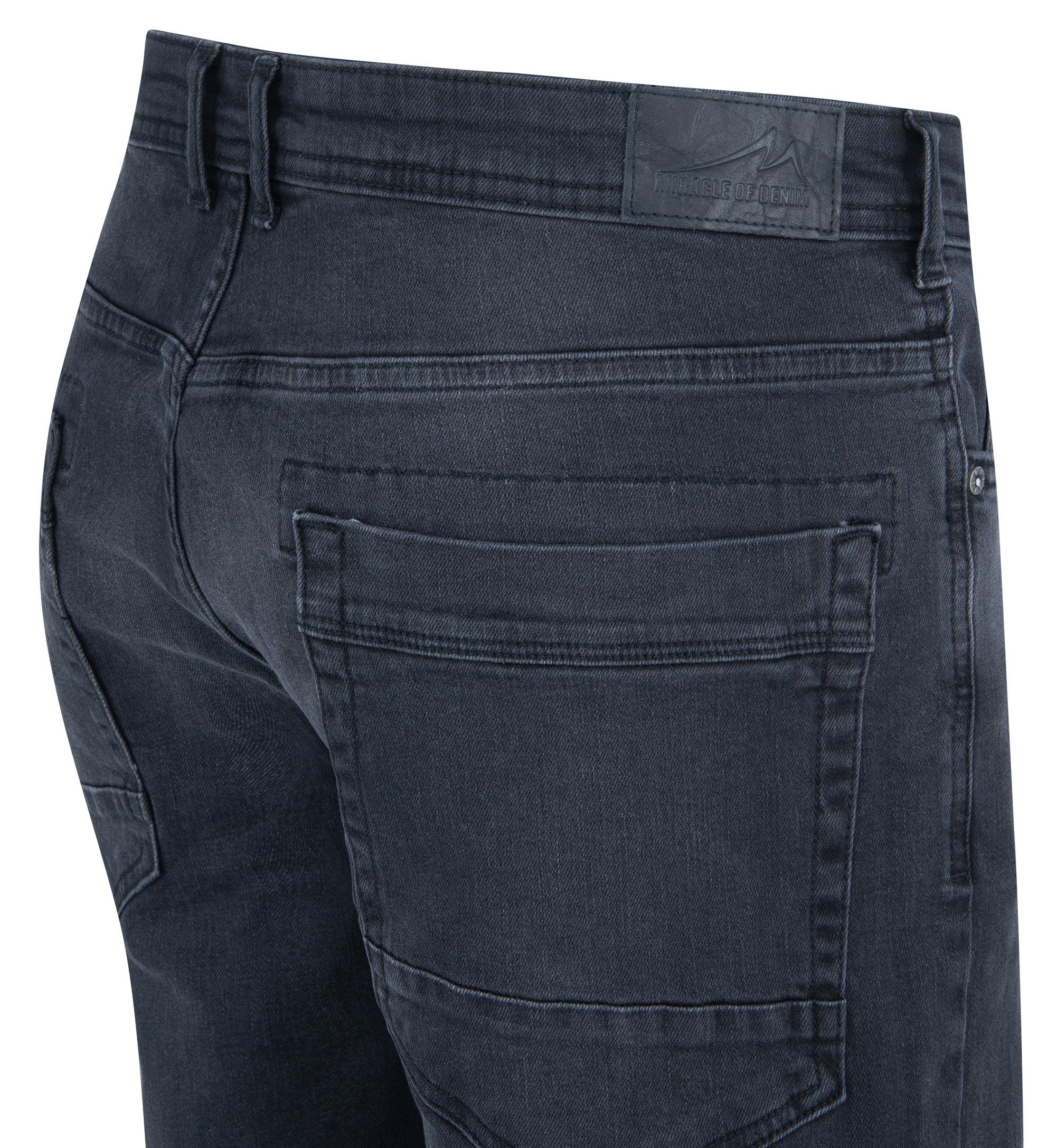 Miracle of Denim 5-Pocket-Jeans MOD JEANS black THOMAS akita FL21-1009.2954