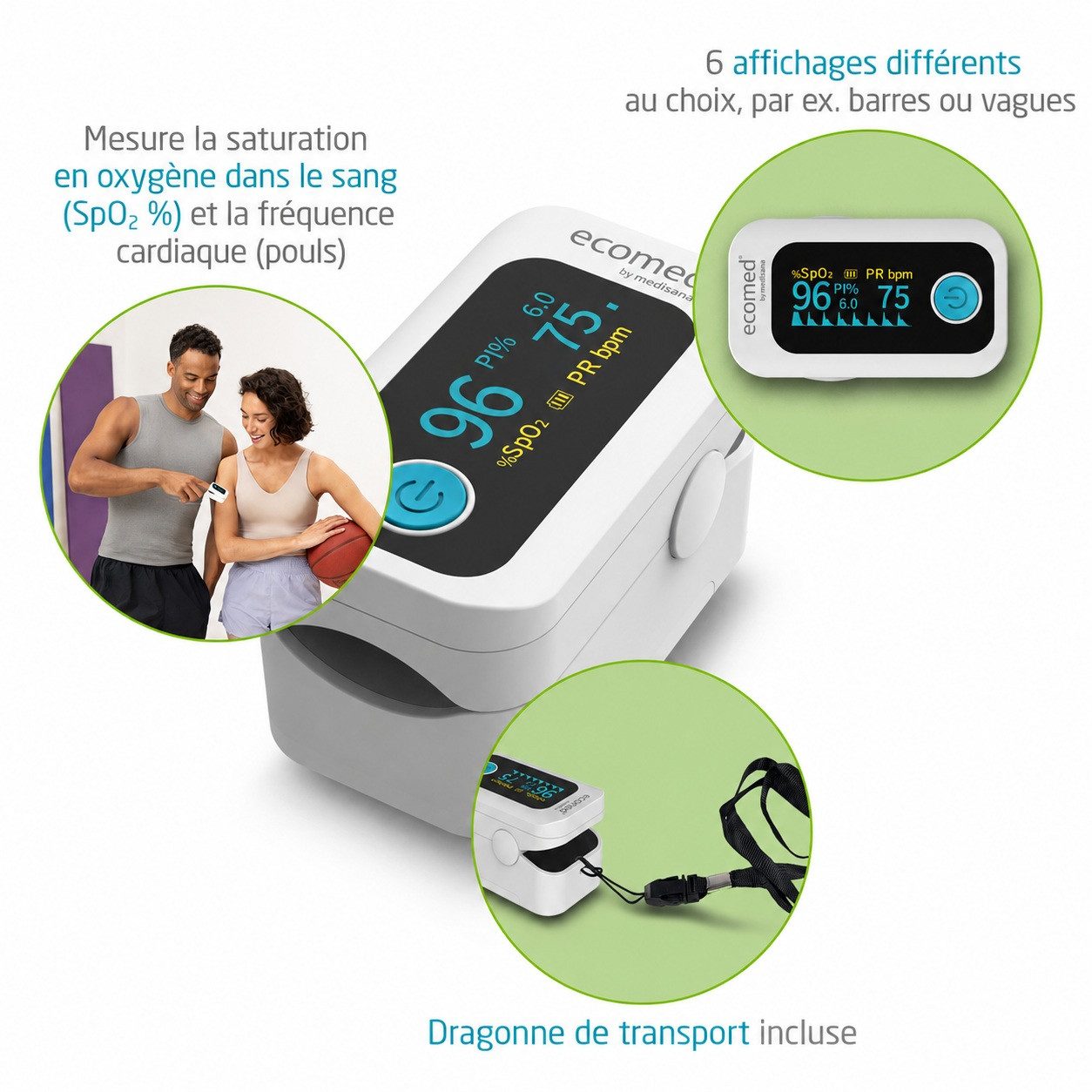 medisana Pulsoximeter PM-30E