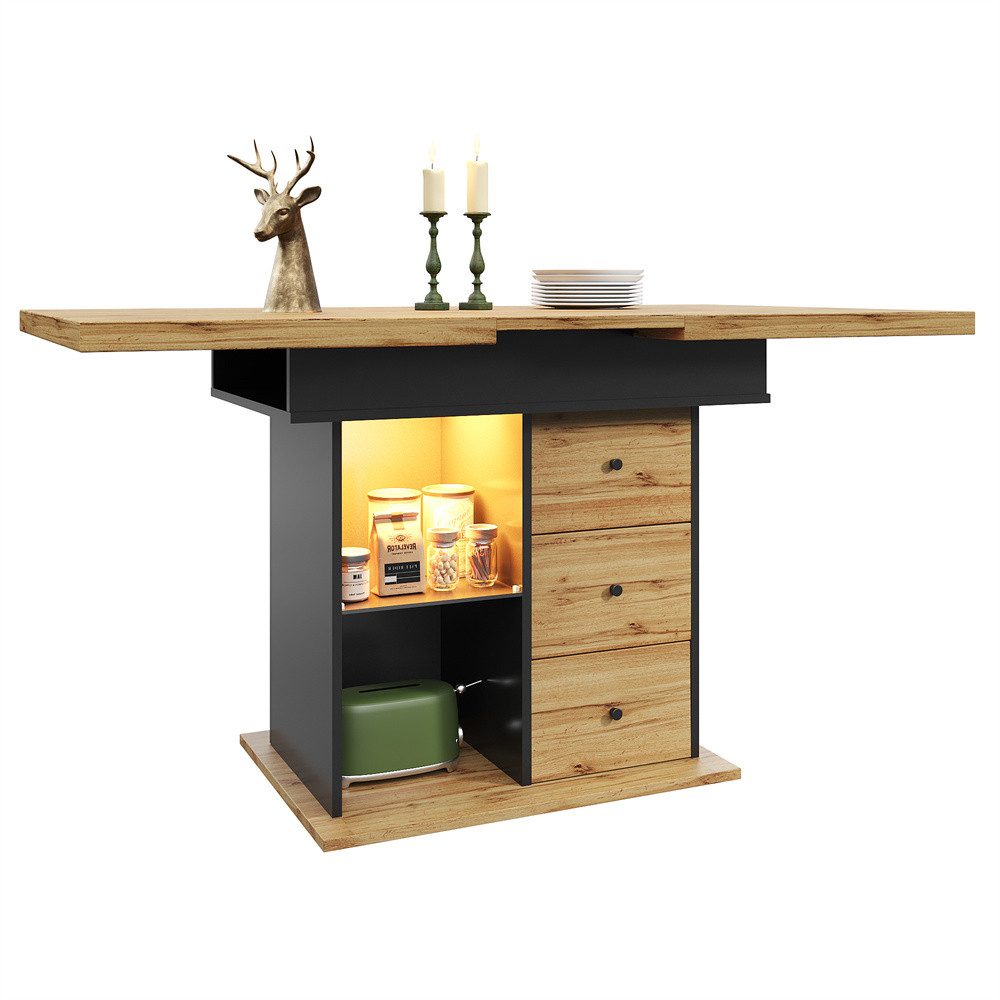 REDOM Esstisch klappbarer Küchentisch (Teleskoptisch mit günstig online kaufen