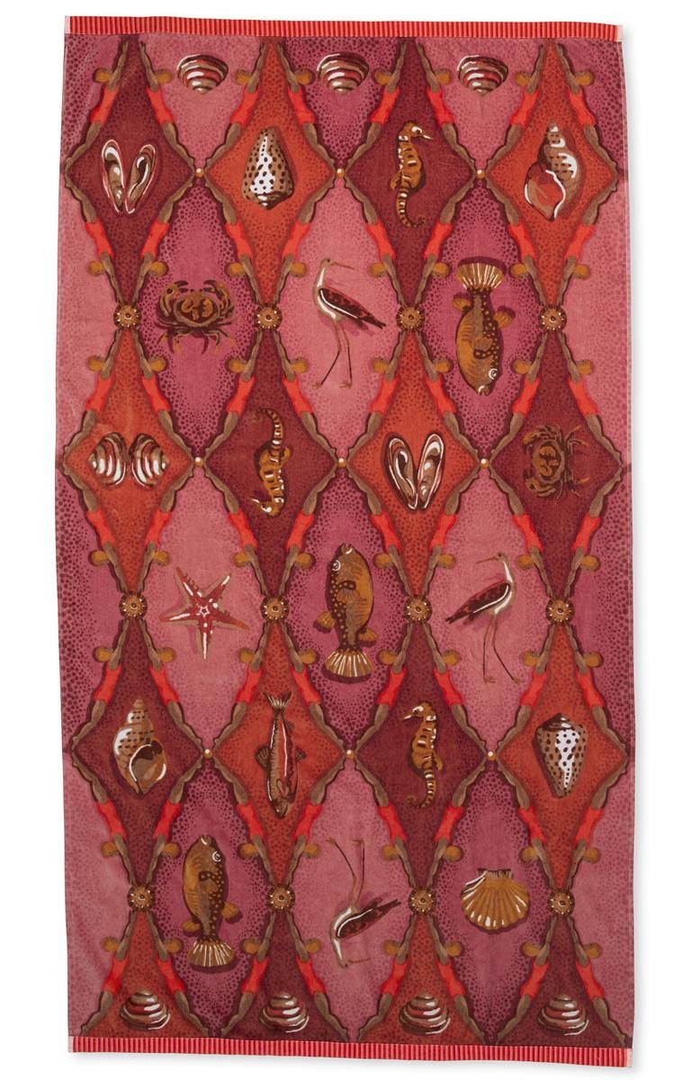 PiP Studio Strandtuch Pip Studio, Strandlaken, Little Sea, 100x180 Pink, (1 günstig online kaufen
