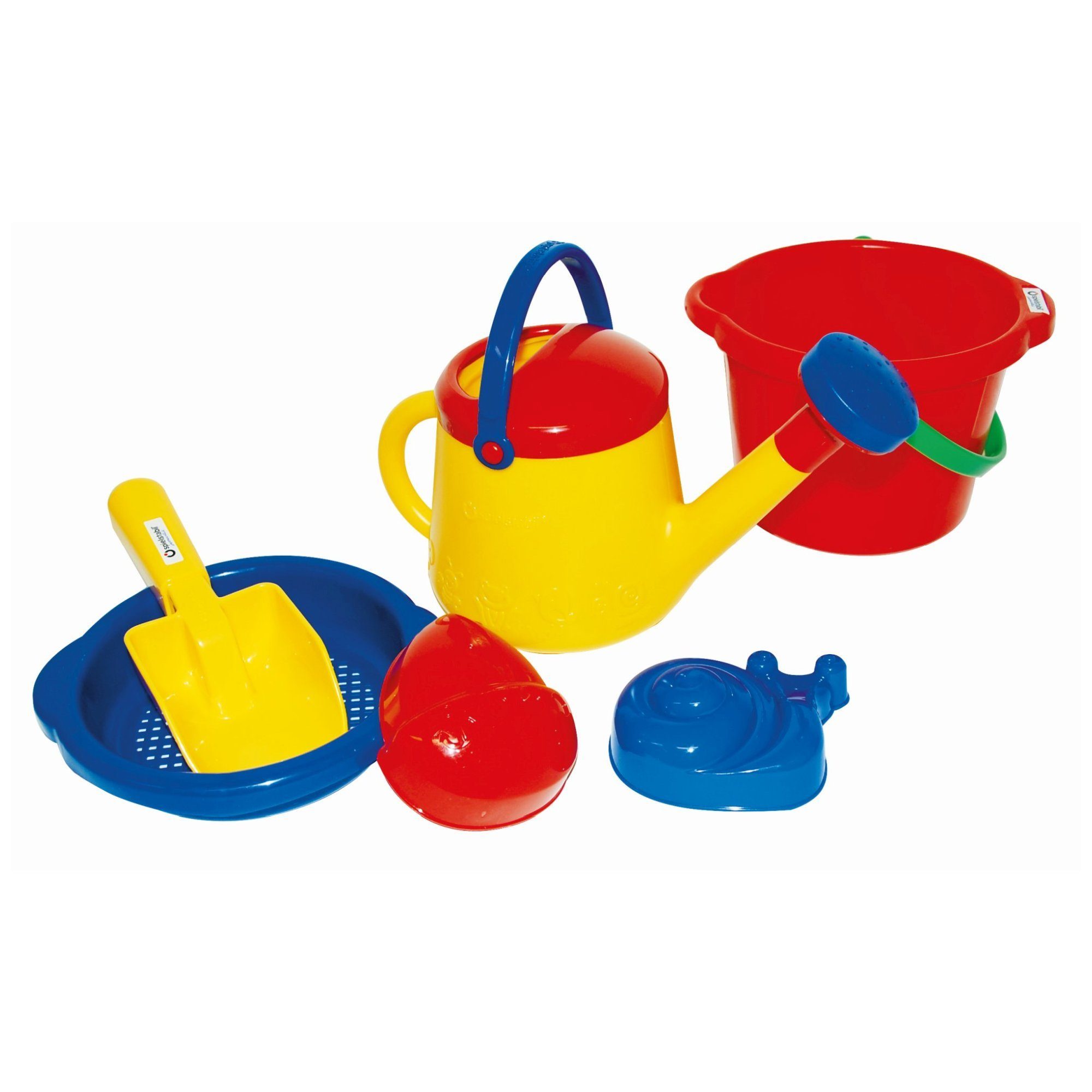 Spielstabil Spielzeug-Gartenset Spielstabil Sand-Set classic 6-teilig im Rucksack, (6-tlg), Rucksack