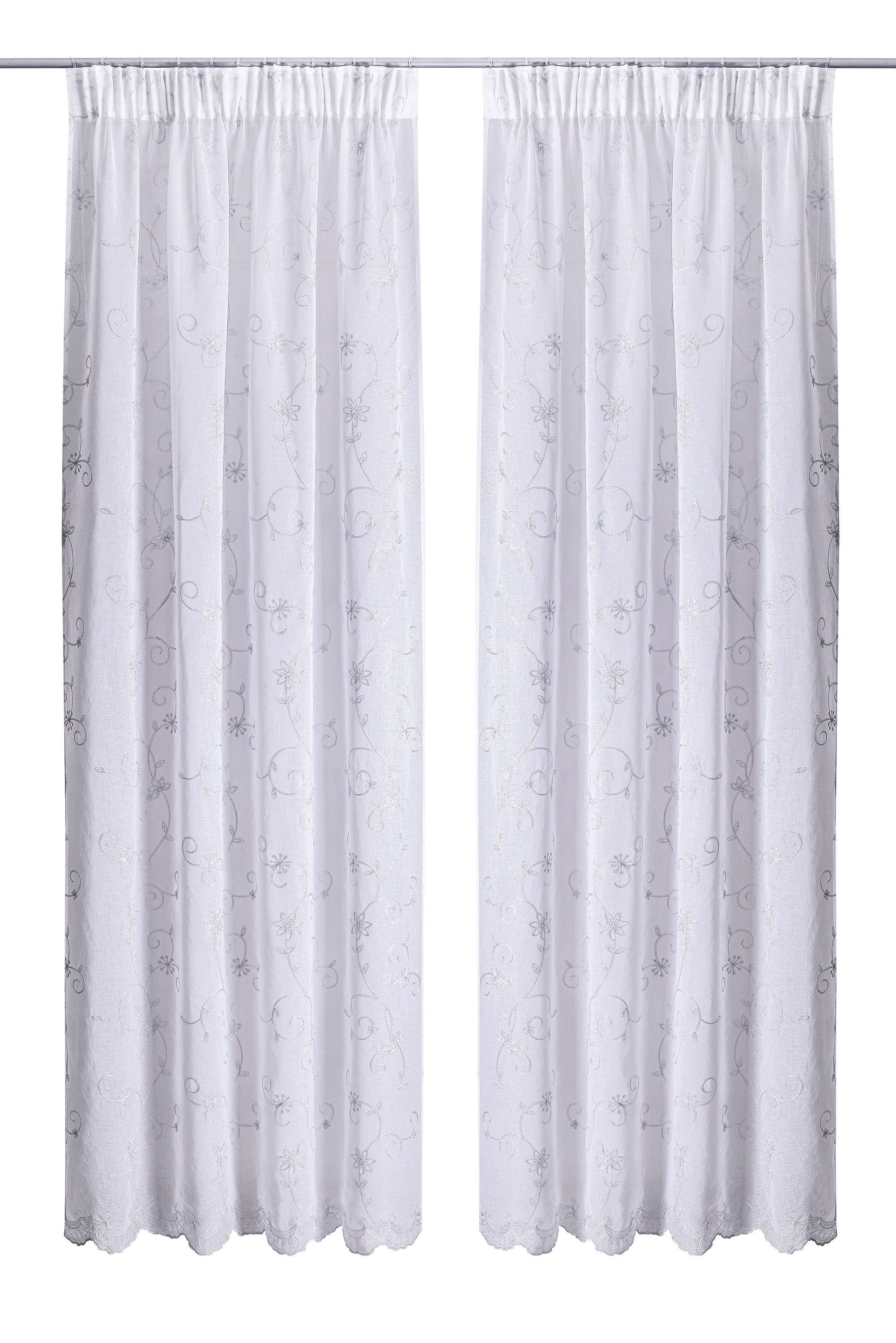 Home affaire Gardine Bisel (1 St), Multifunktionsband, transparent, Transpa günstig online kaufen