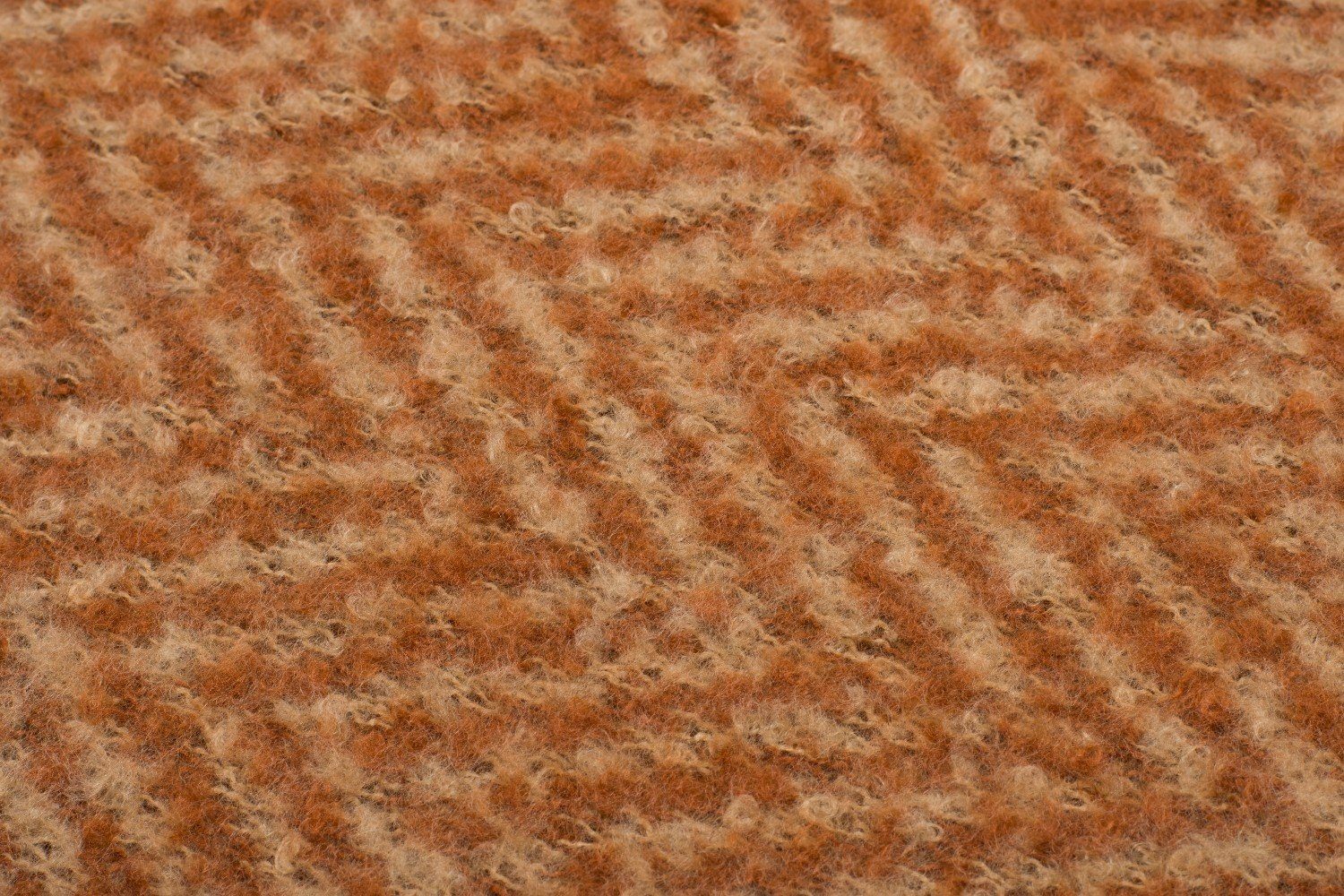 XXL-Schal, Zacken styleBREAKER Cognac-Beige (1-St), Schal Muster Asymmetrischer Web