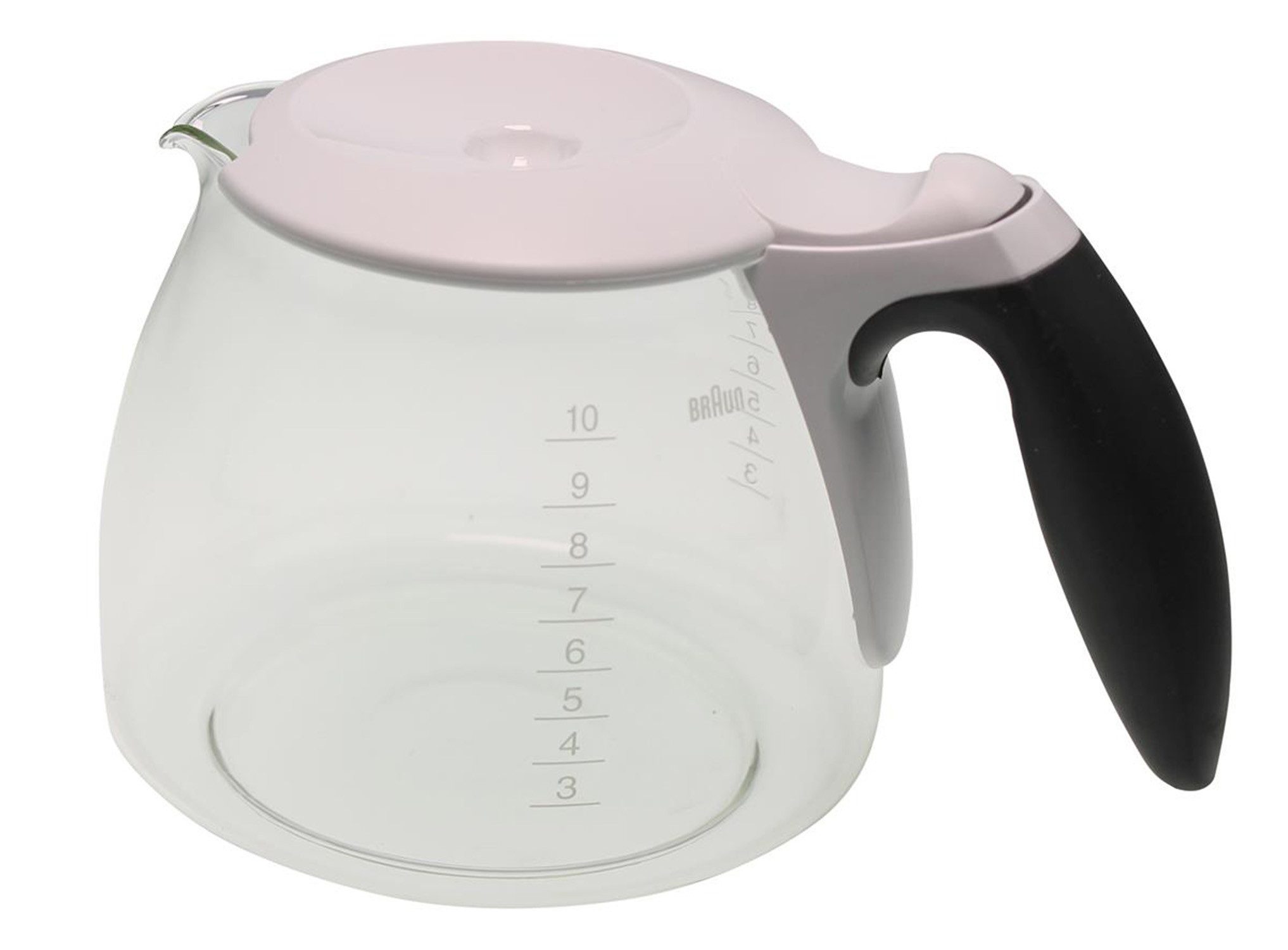 De'Longhi Kaffeekanne Braun AX13210011,BR63104705 Glaskanne für 3104 KF560 KF570... Kaffeema