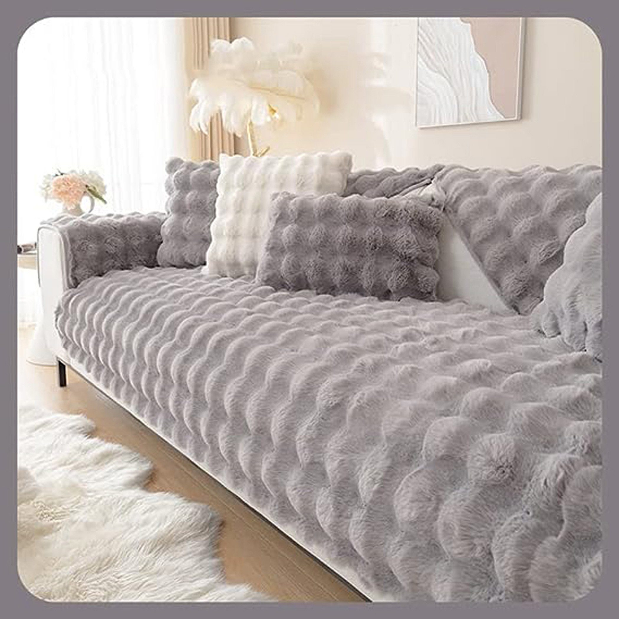 Sofaschoner HussenSet HussenSet Sofa Abdeckung Kissen Winter