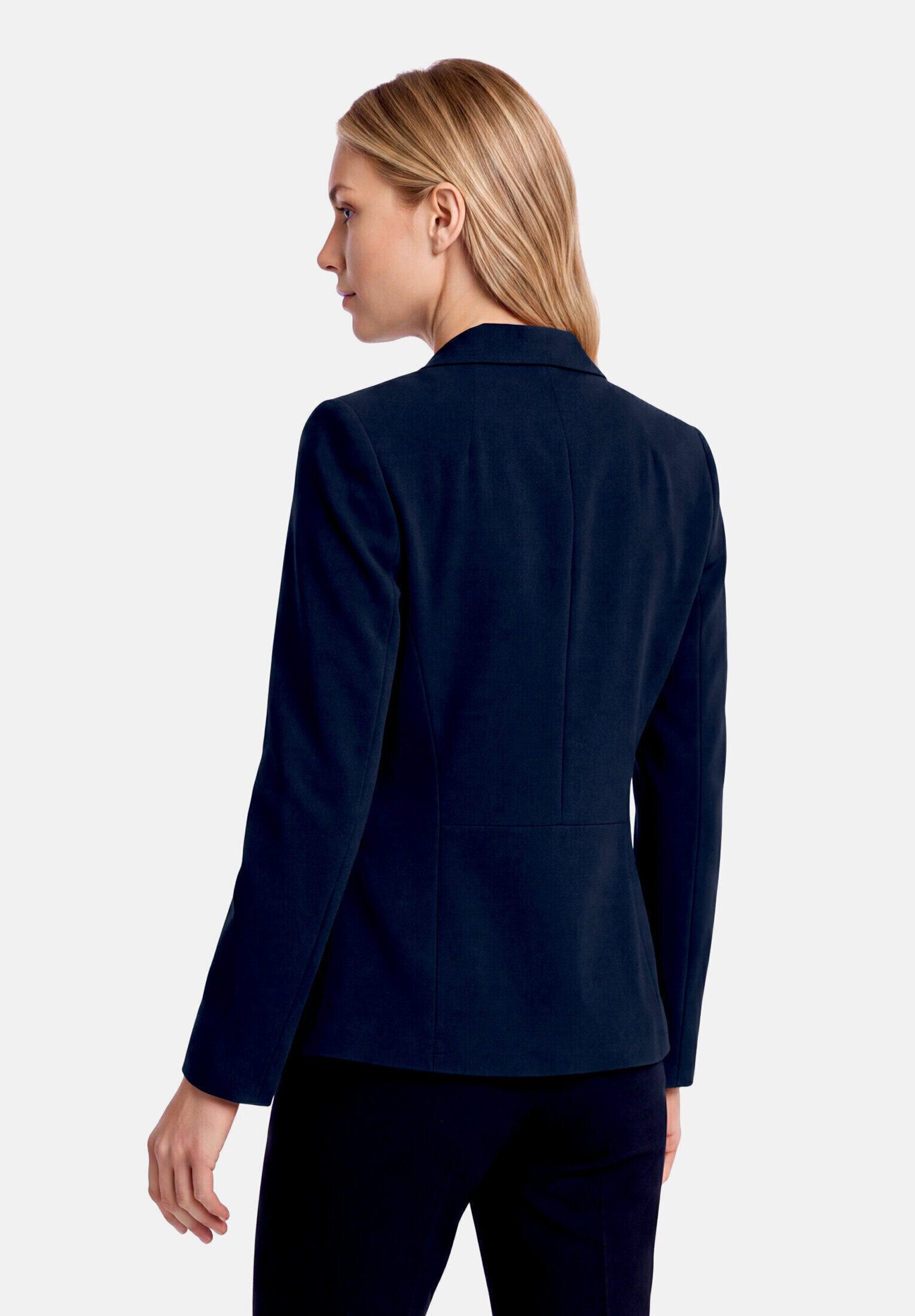 Betty&Co Longblazer Damen mit Taschen Druckfutter