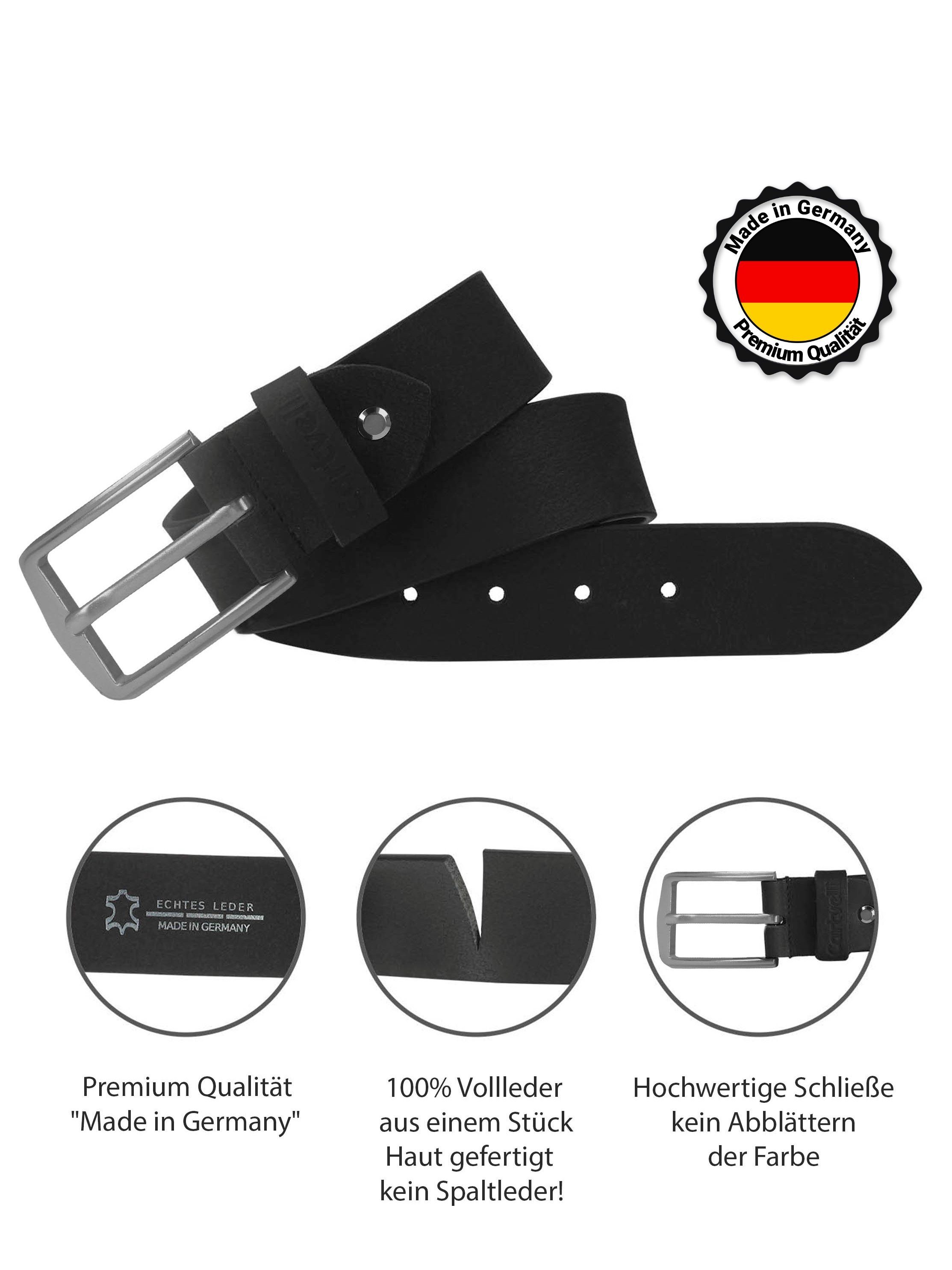 Cartvelli Ledergürtel Cartvelli Herren Ledergürtel Made in Germany 40mm inkl. Geschenkbox Vollleder – Bild 4 von 5
