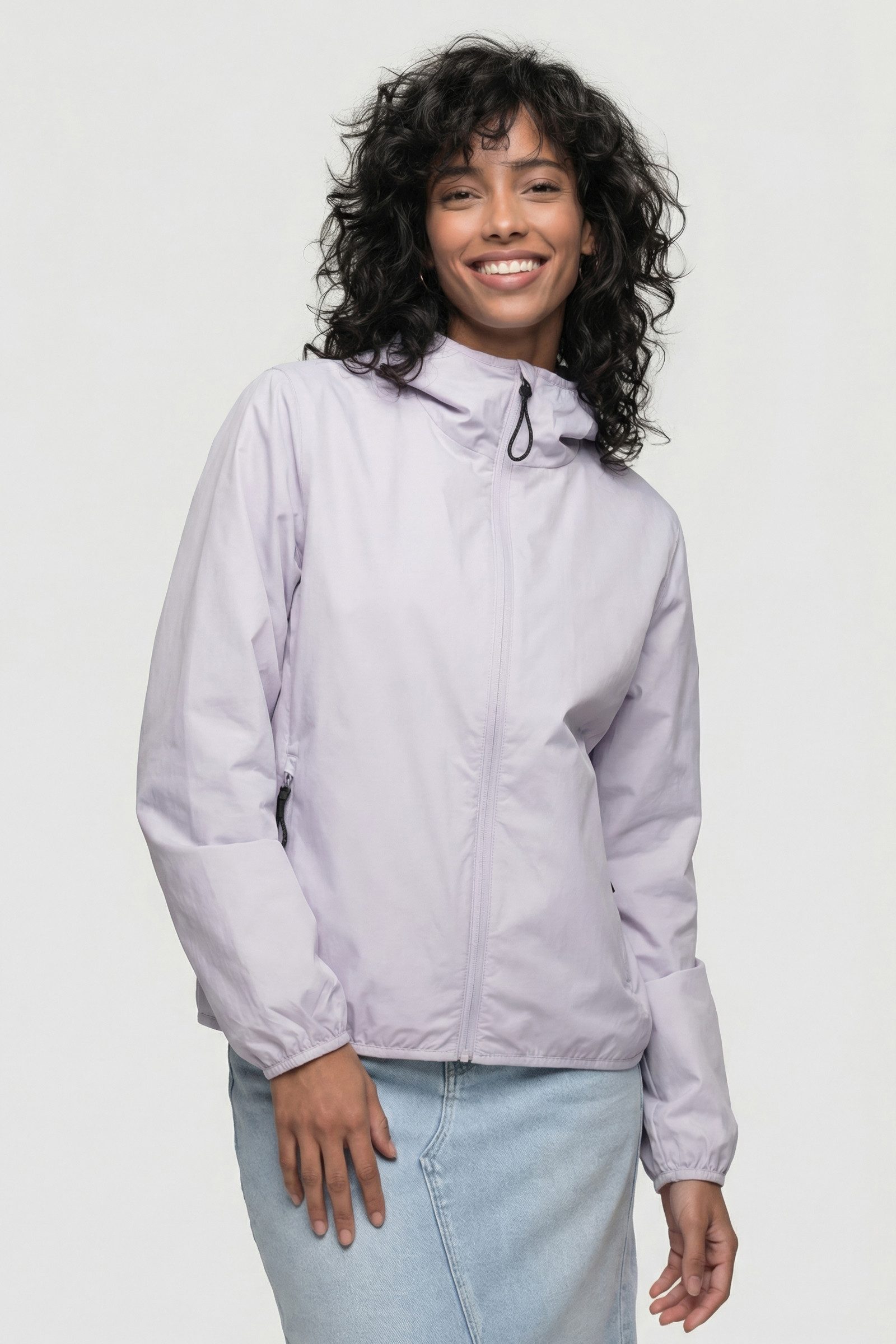 Alife & Kickin Sommerjacke Damen SolveidAK A Übergangsjacke, Jacke leichte Übergangsjacke mit Kapuze aus recyceltem Materialmix – Bild 2 von 4