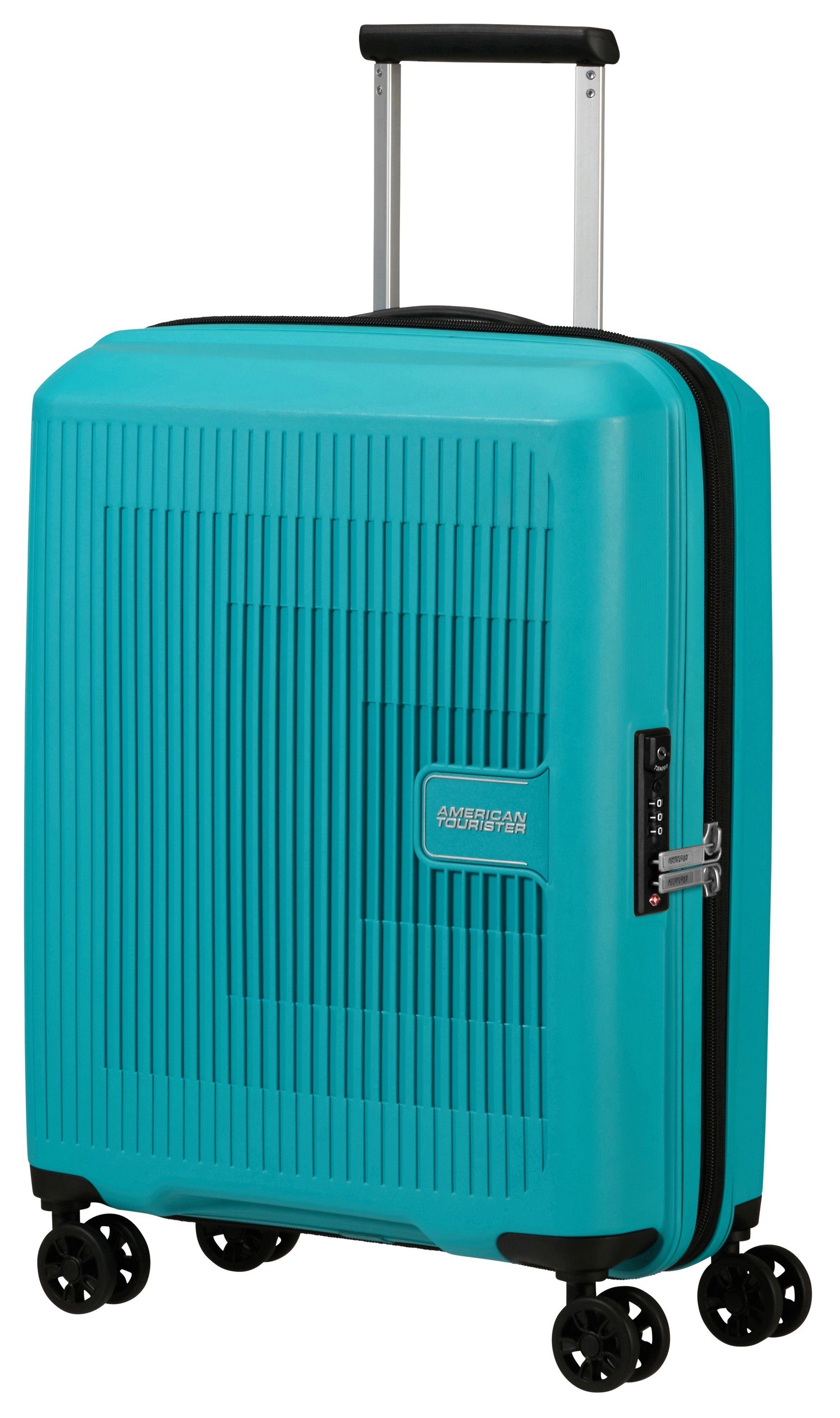 turquoise exp, 4 Tourister® American Rollen tonic AEROSTEP Spinner 55 Koffer