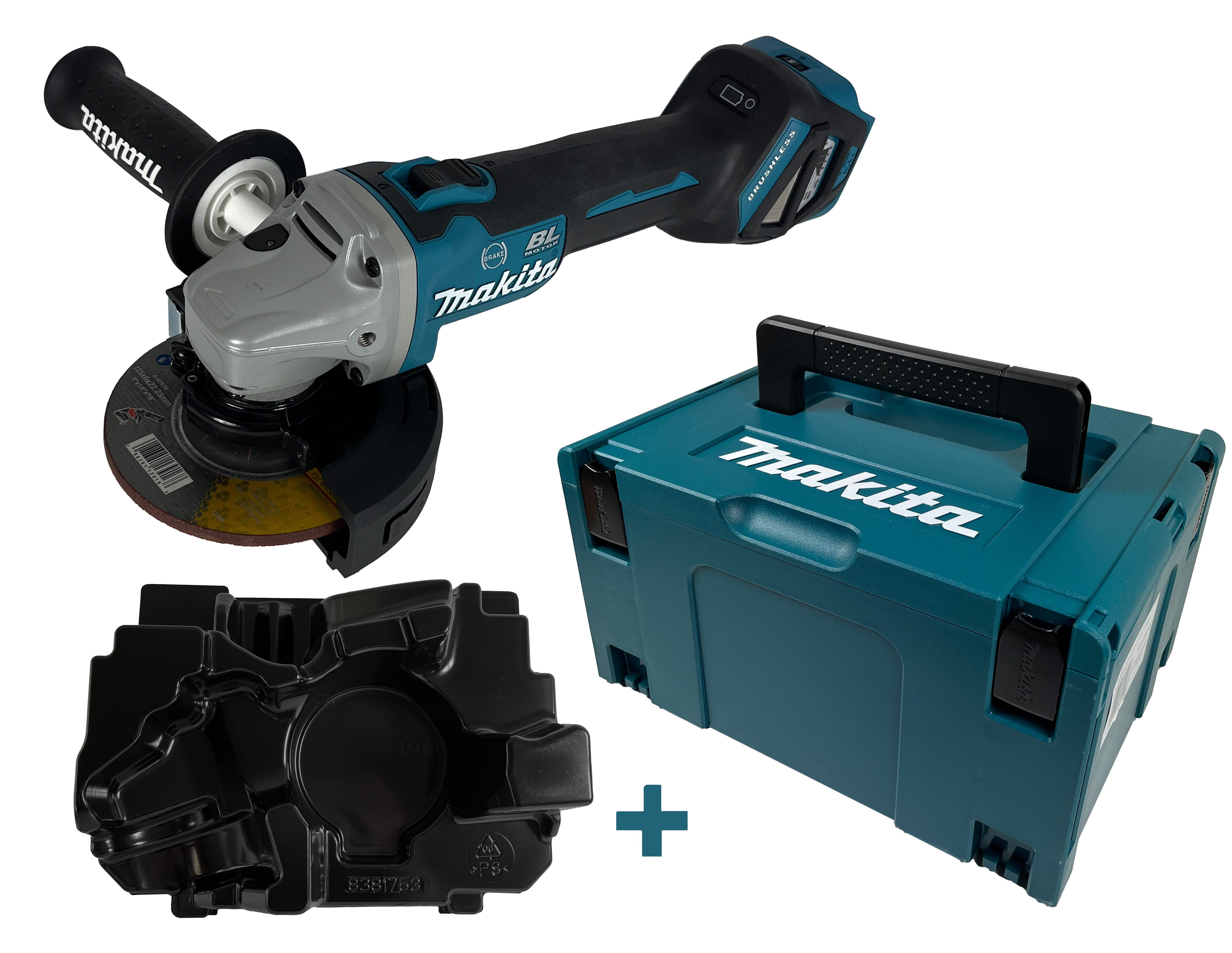 Makita Akku-Winkelschleifer DGA513ZJ, max. 8500 U/min, [solo - ohne Akku & günstig online kaufen