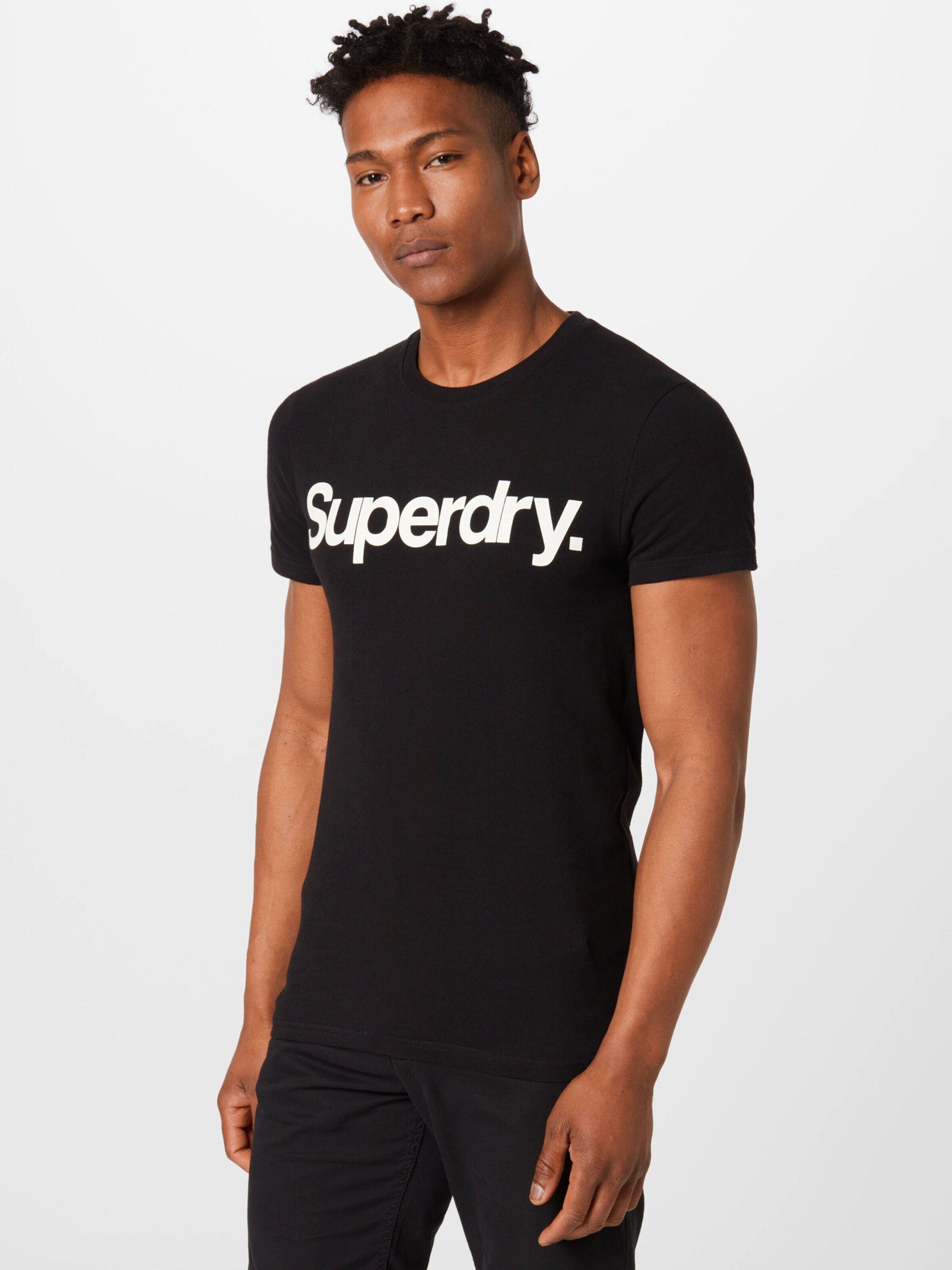 (15) T-Shirt Superdry (1-tlg) schwarz