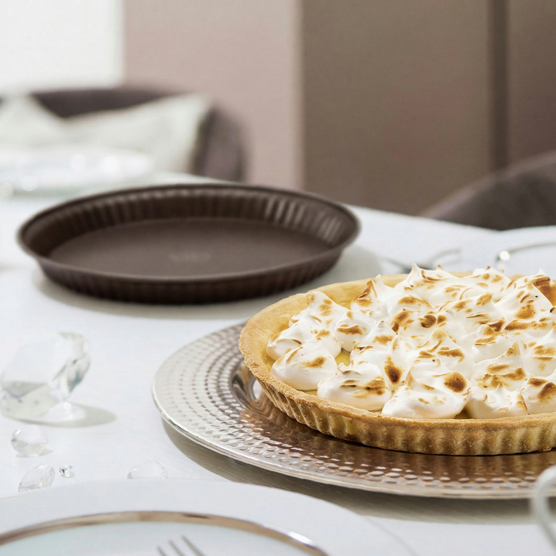 Dr. Oetker Küchenhelfer Tarteform Tarte-/Quicheform mit Emaille-Hebeboden – Bild 2 von 5