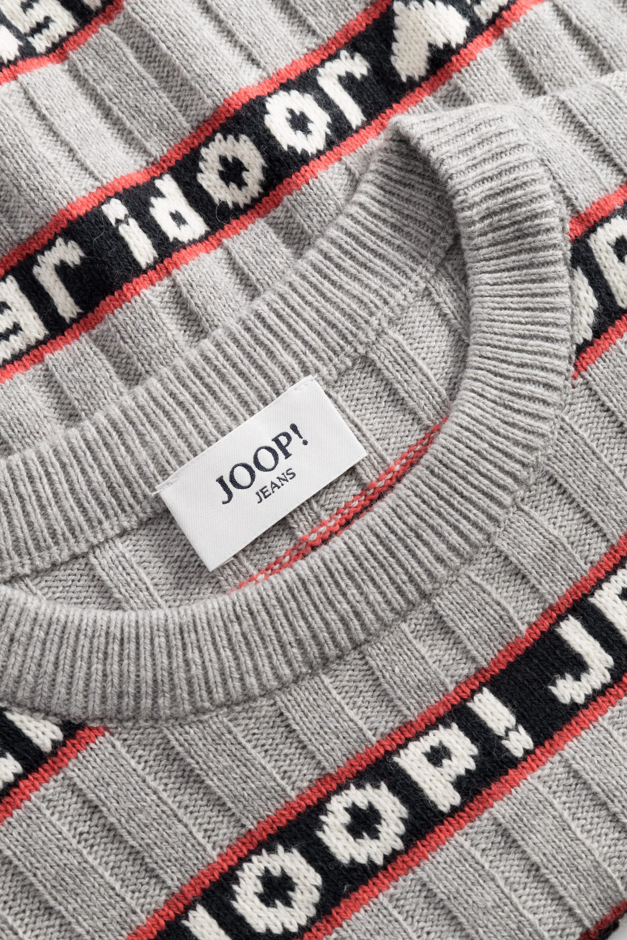 JOOP! Strickpullover Karen mit Logoprint