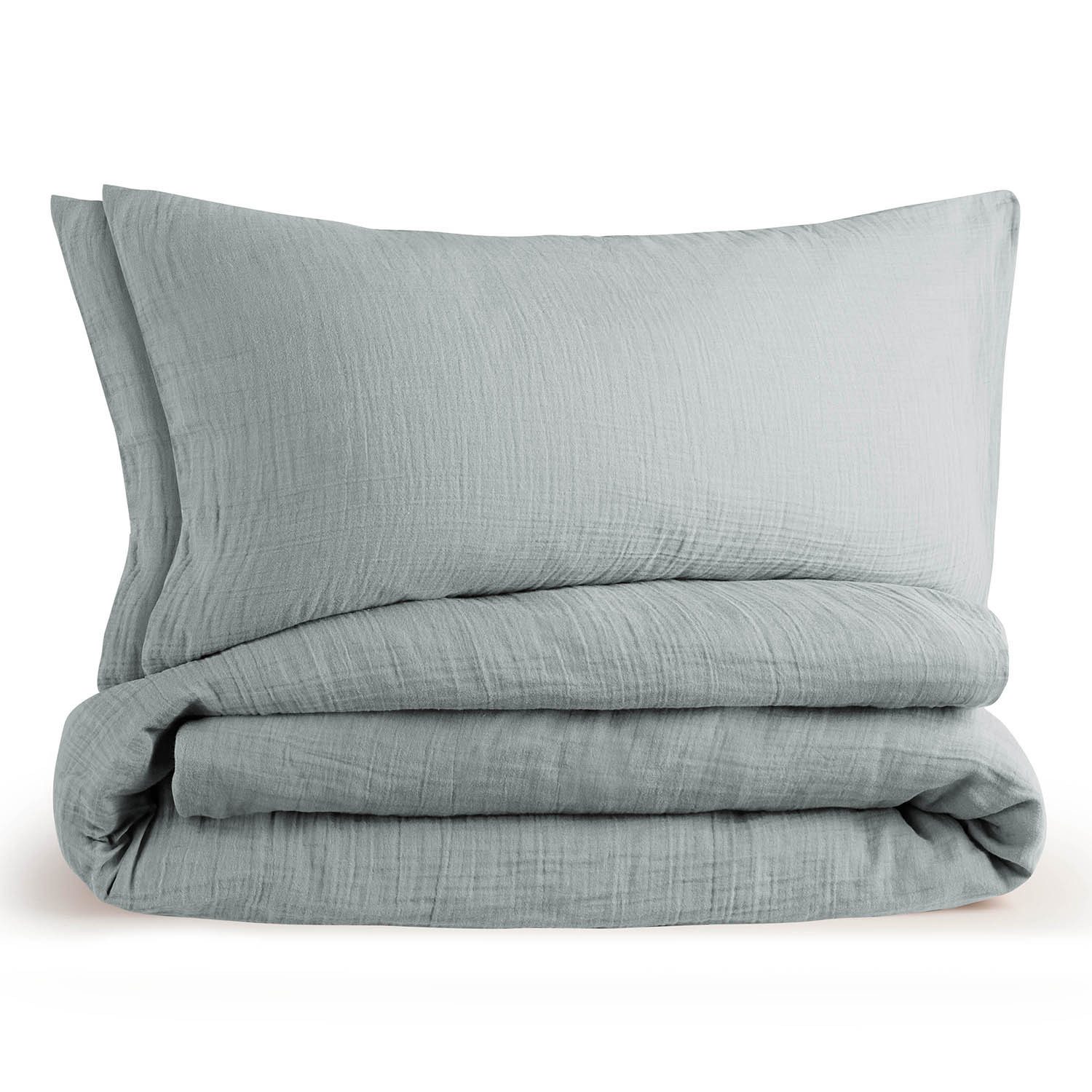 Blumtal Постельное белье Musselin 100% Baumwolle im Set, Kopfkissenbezug & Deckenbezug, 3 teilig