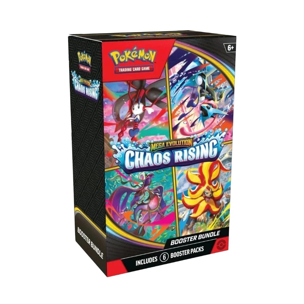 The Pokémon Company Sammelkarte Pokemon Mega Evolution Chaos Rising Booster Bundle Englisch