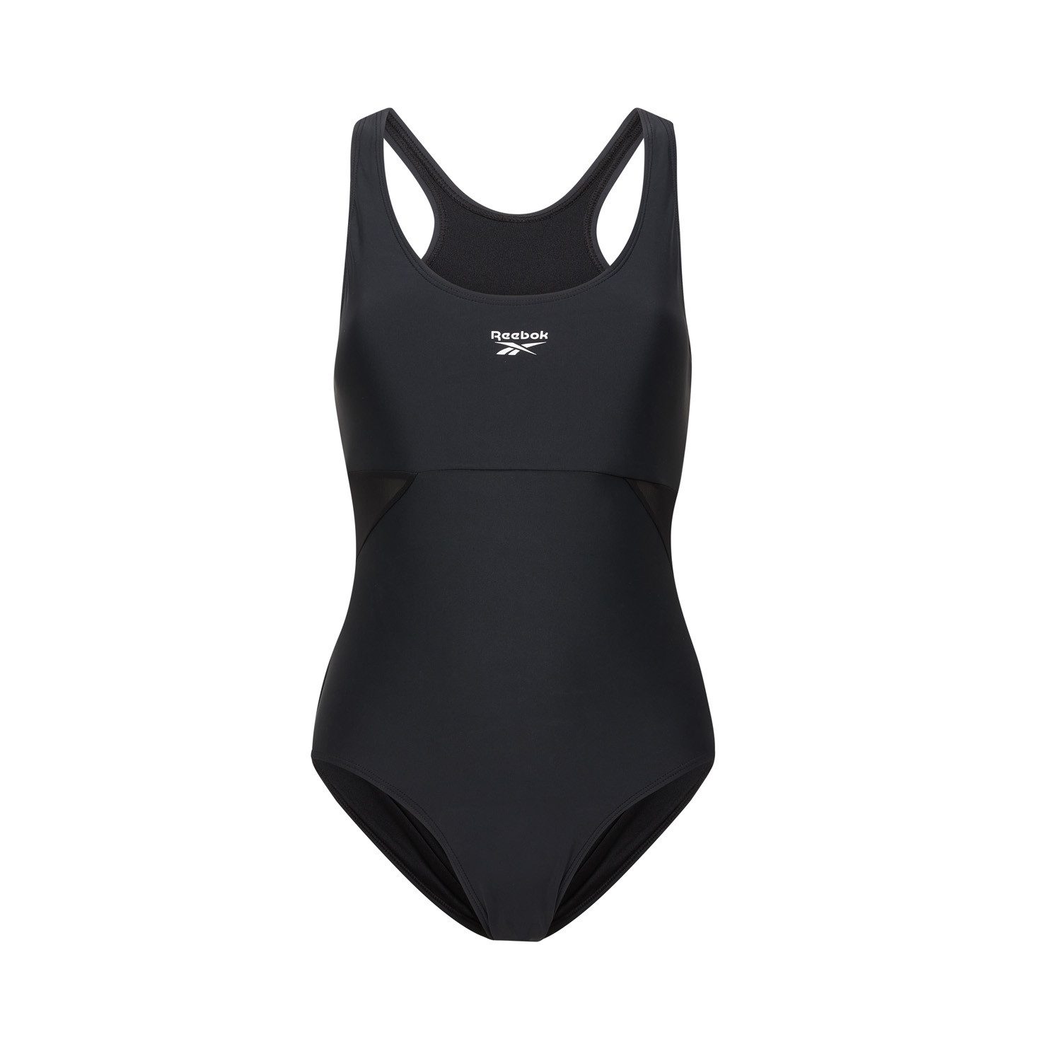 Reebok Badeanzug Lacy Racerback-Rücken, mit seitlichen Mesh-Einsätzen