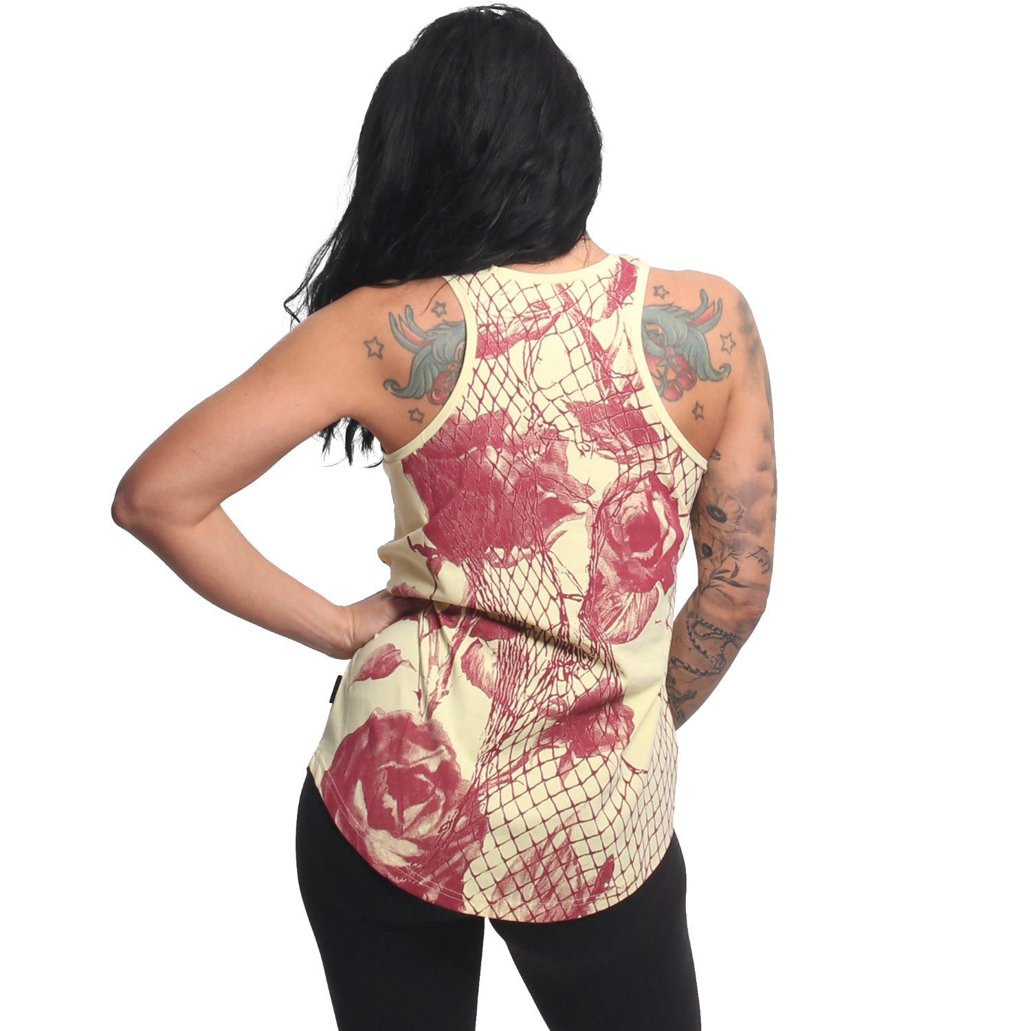 YAKUZA Tanktop Mesh Rose günstig online kaufen