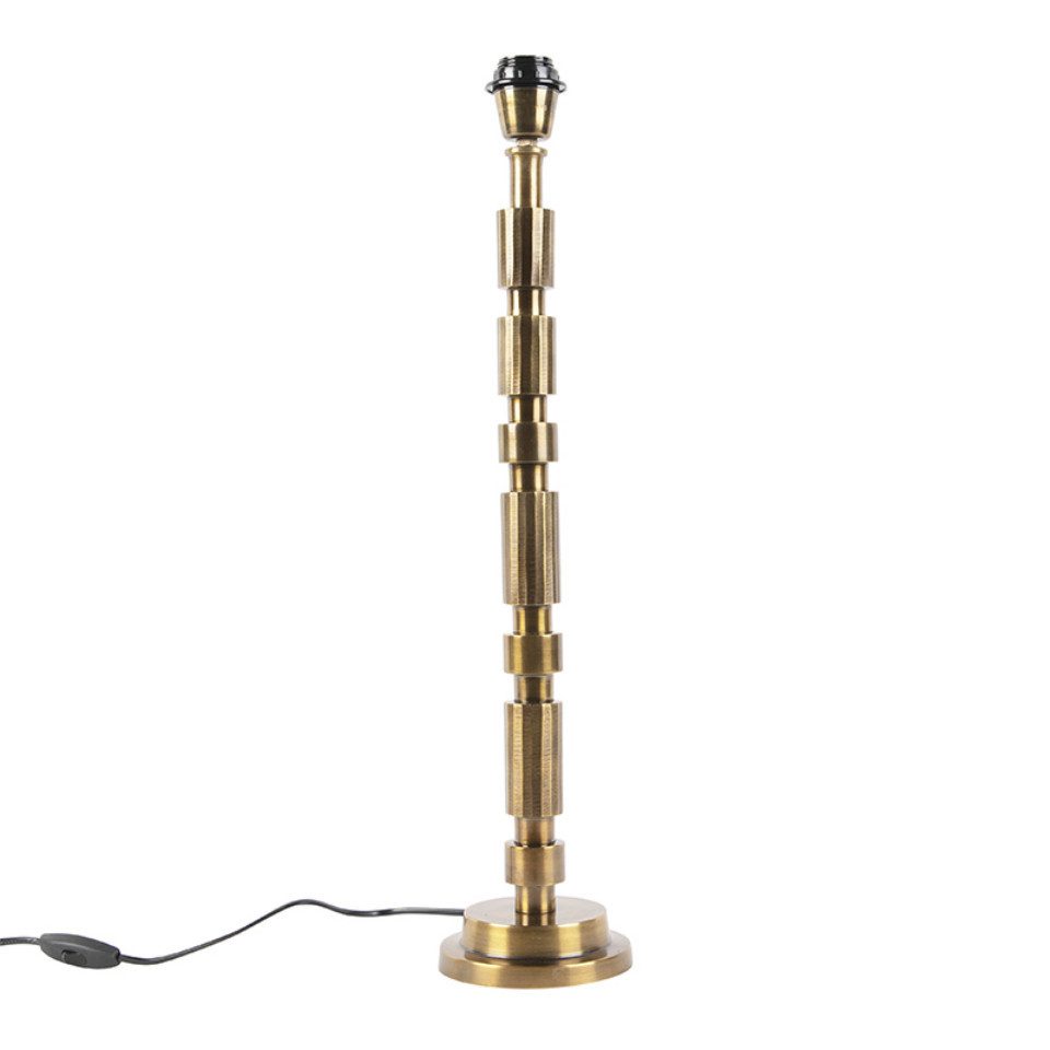 Qazqa Tischleuchte Torre, ohne Leuchtmittel, E27, günstig online kaufen