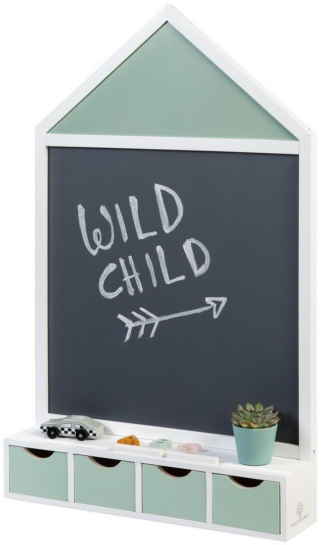 Wandtafel Juncus, weiß/mint