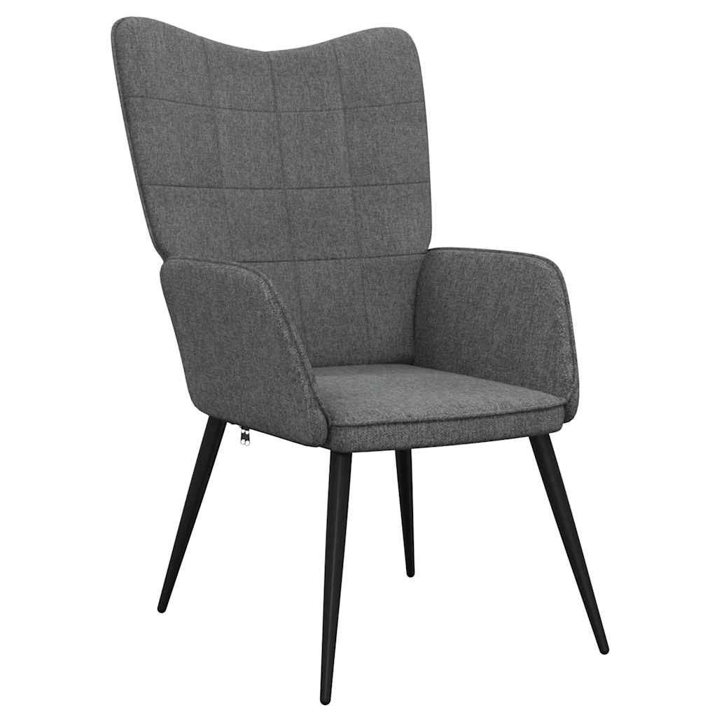 vidaXL Sessel Relaxsessel Dunkelgrau Stoff (1-St) günstig online kaufen