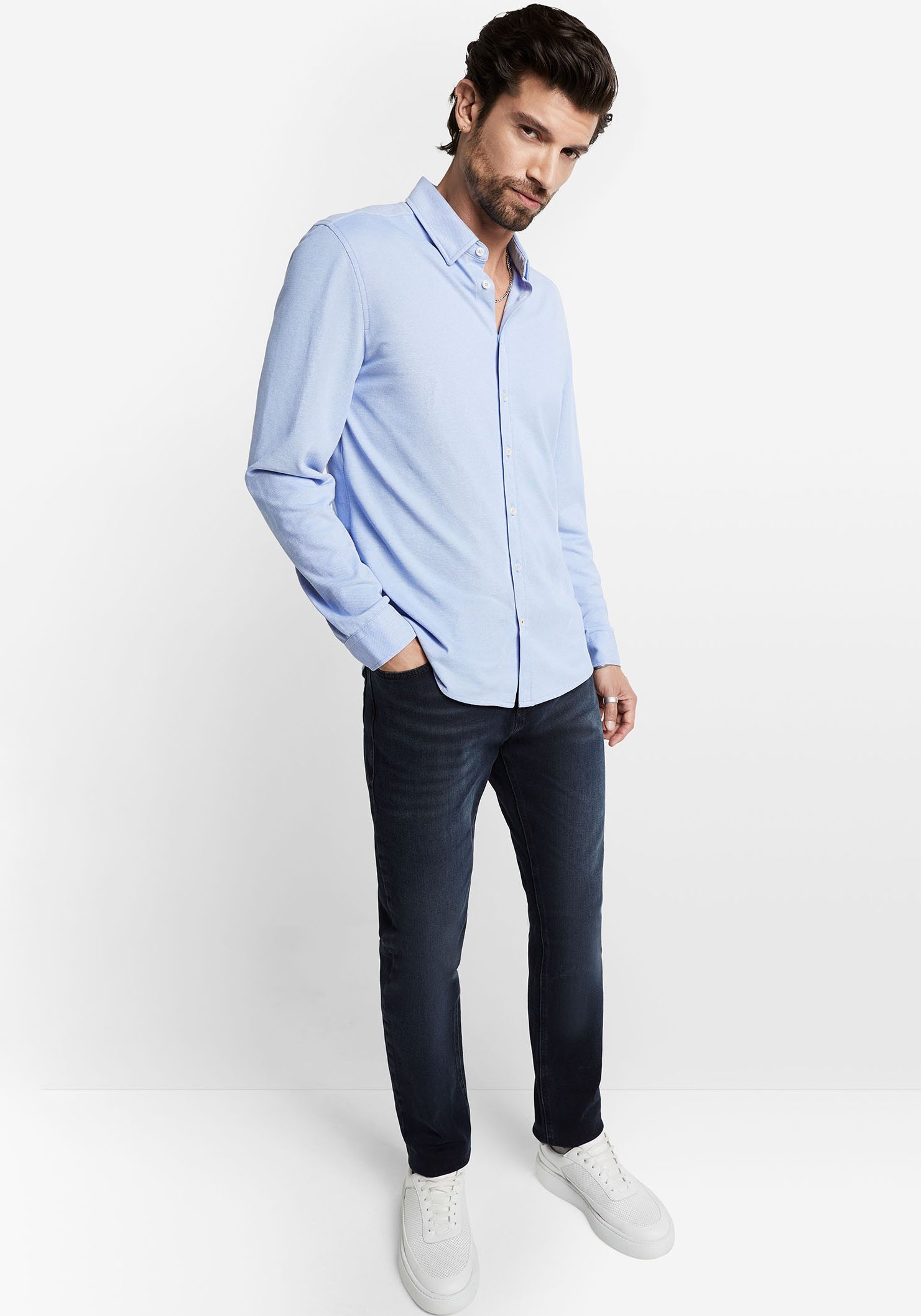 Cinque Businesshemd CIRONI in Stretch Piquet günstig online kaufen